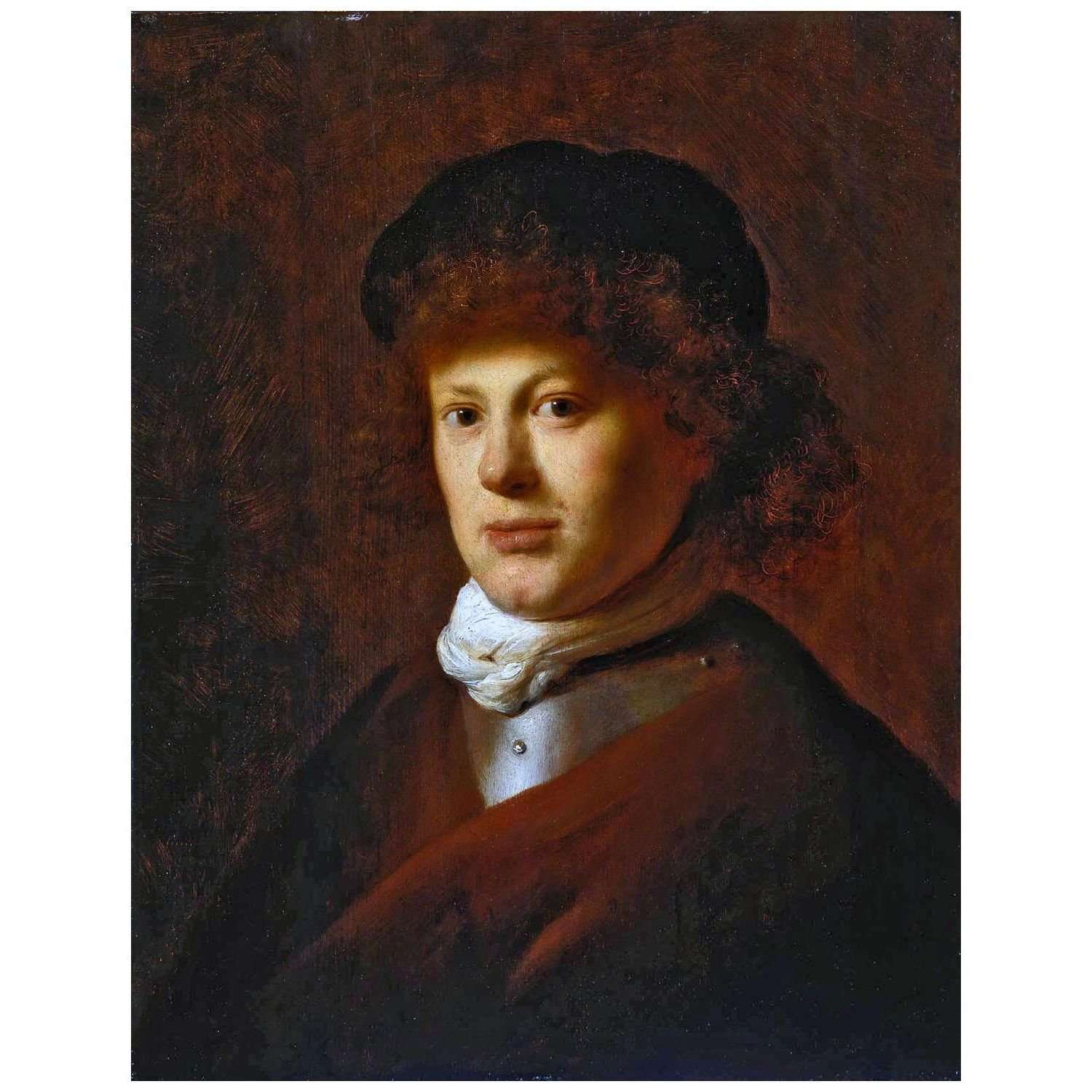  Jan Lievens. Portrait of Rembrandt van Rijn. 1628. Rijksmuseum Amsterdam