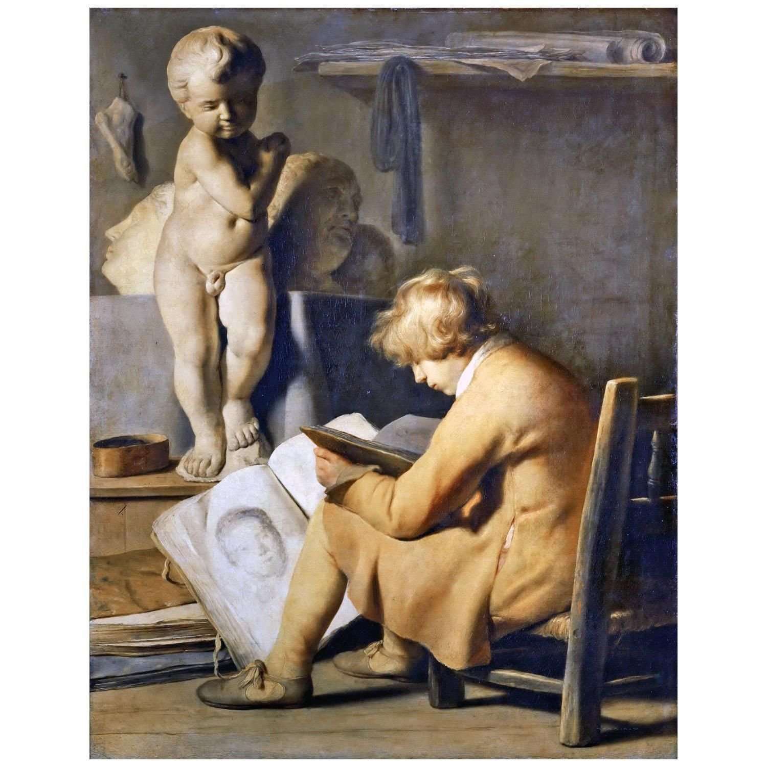  Jan Lievens. The Little Draftsman. 1660. Musee du Louvre