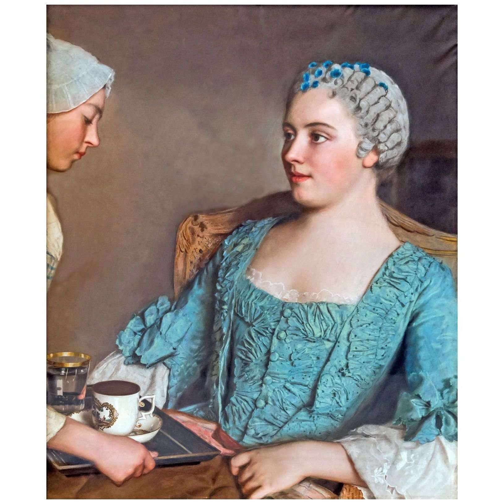   Jean-Etienne Liotard. le Petit D?jeuner. 1752. Alte Pinakothek Munchen