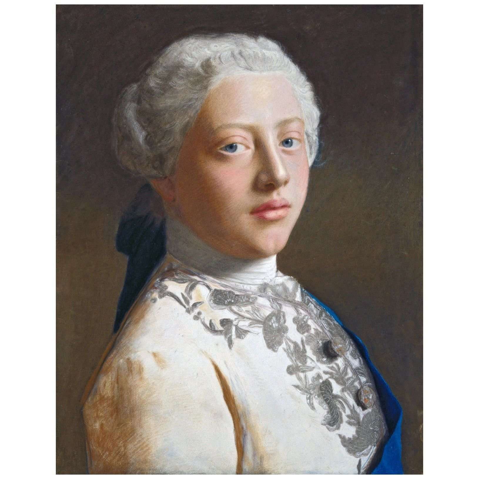   Jean-Etienne Liotard. George, Prince of Wales. 1754. Royal Collection London