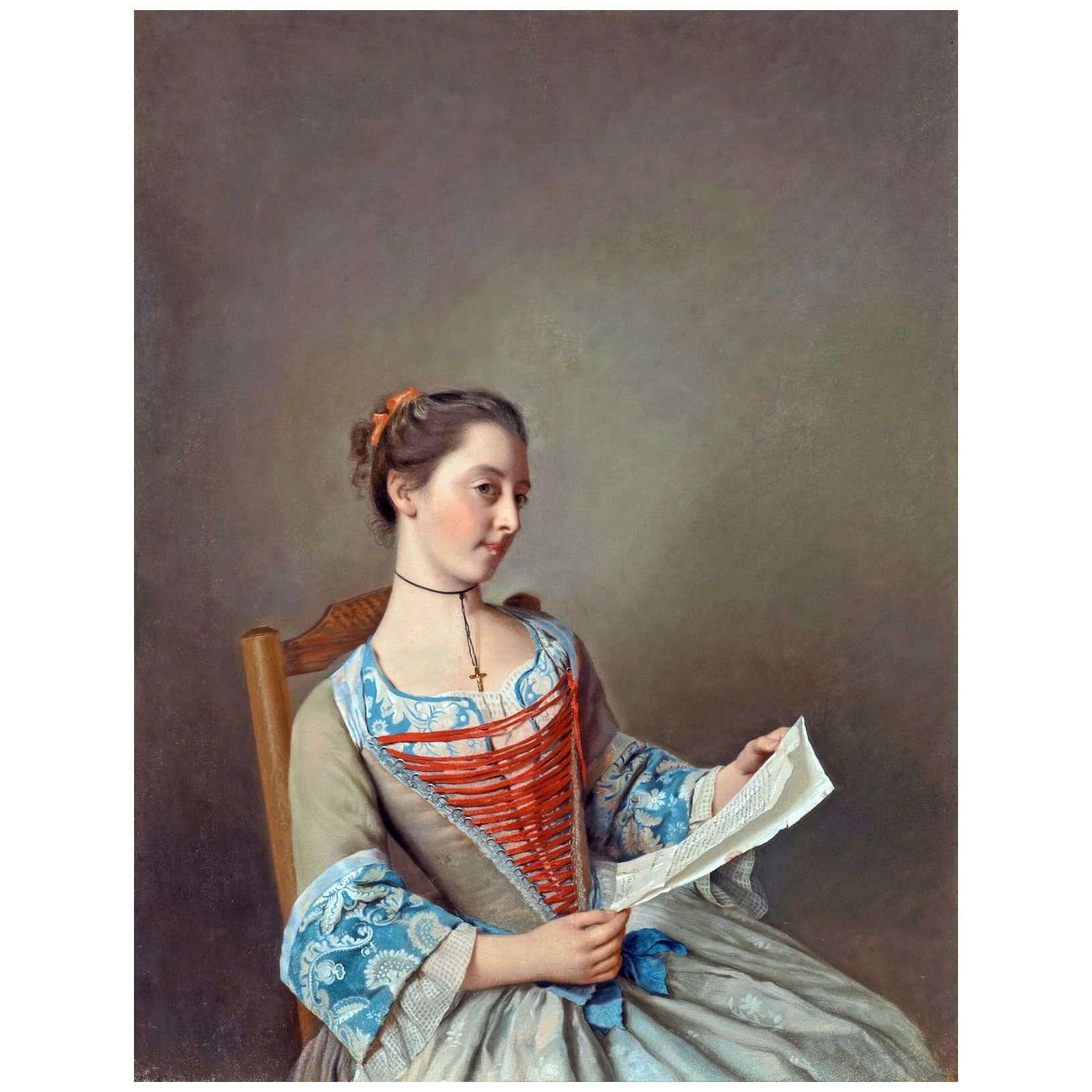   Jean-Etienne Liotard. La liseuse. 1755. Getty Collection San Francisco