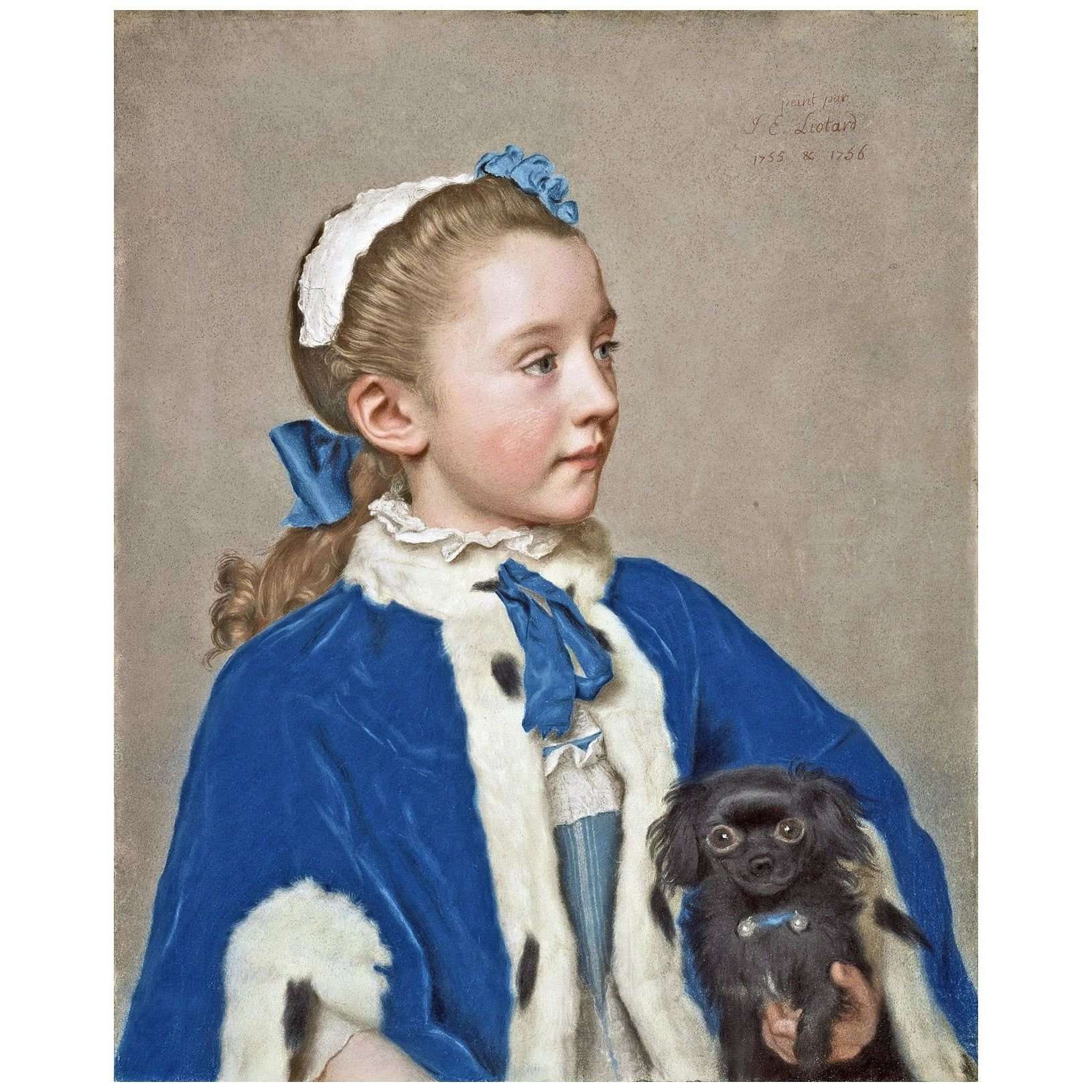   Jean-Etienne Liotard. Maria Frederike van Reede-Athlone. 1756. Getty Museum Los Angeles