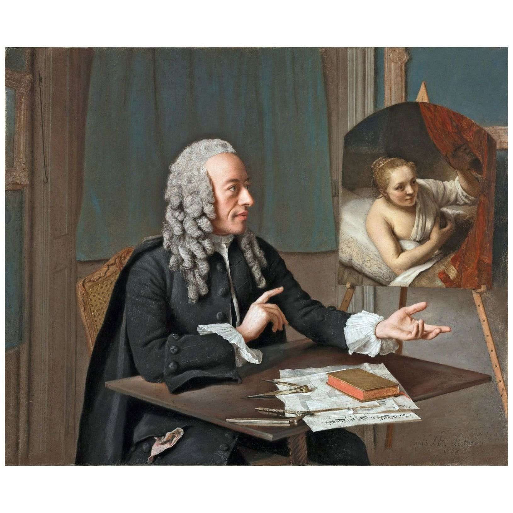   Jean-Etienne Liotard. Portrait of Fran?ois Tronchin. 1757. Cleveland Museum of Art