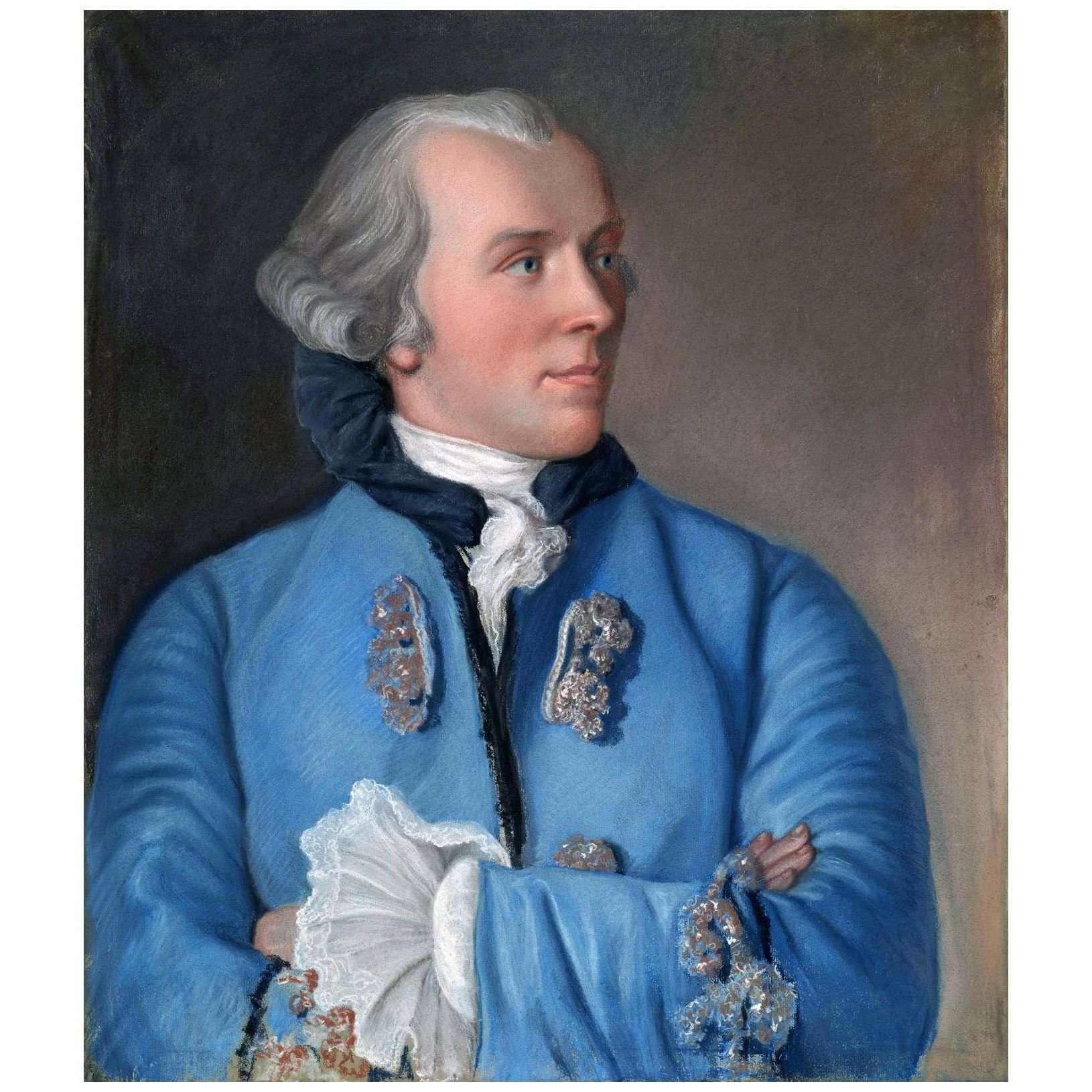   Jean-Etienne Liotard. Portrait de Philibert Cramer. 1758. Cleveland Museum of Art