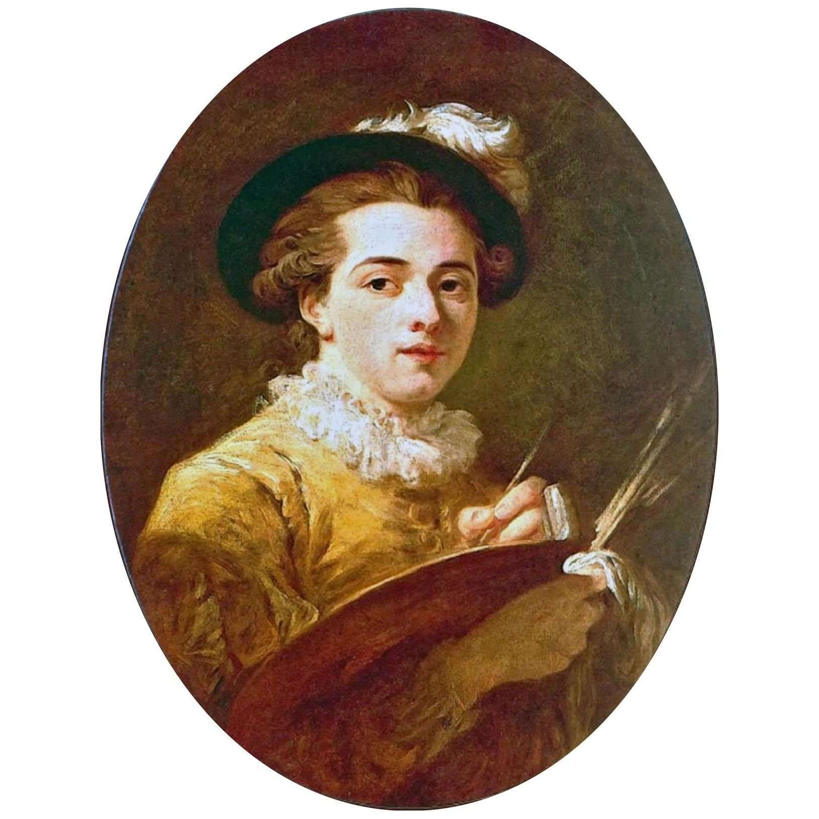 - Jean Honore Fragonard. Autoportrait. 1760-1767. Musee Fragonard Grasse