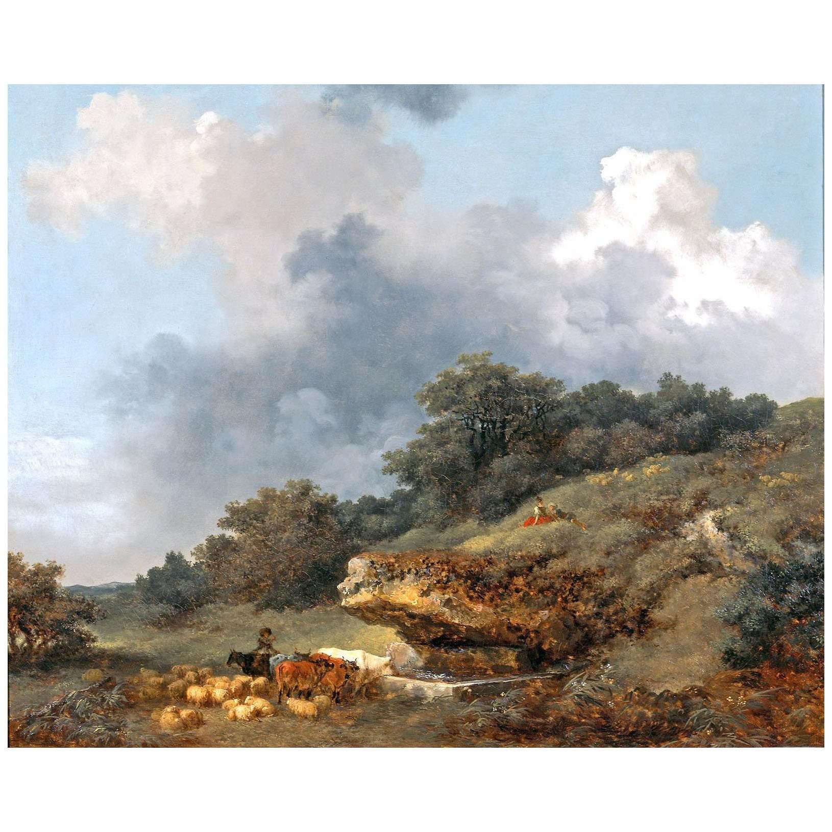 - Jean Honore Fragonard. L'Abreuvoir. 1763. MBA Lyon