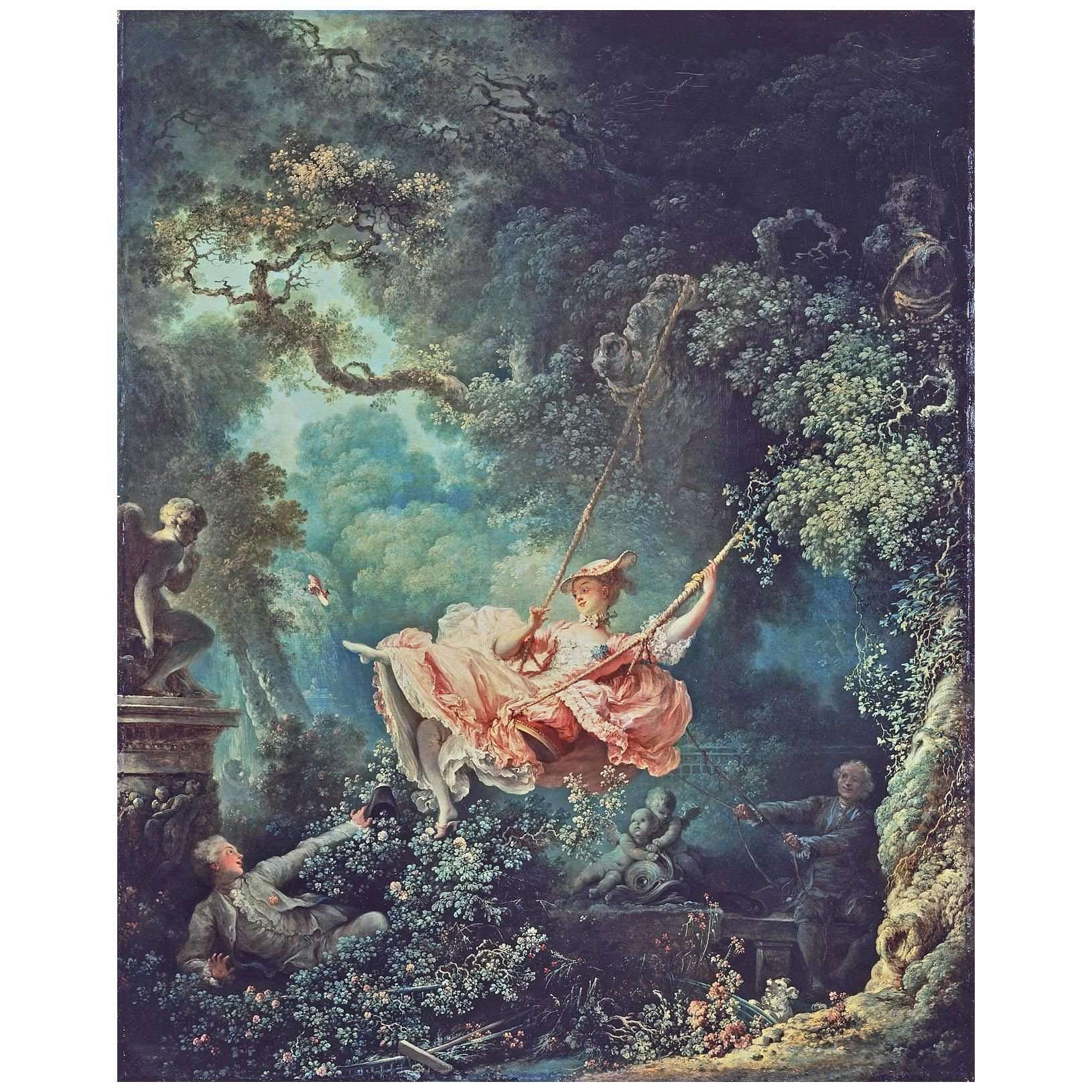- Jean Honore Fragonard. L'escarpolette. 1767. Wallace Collection London