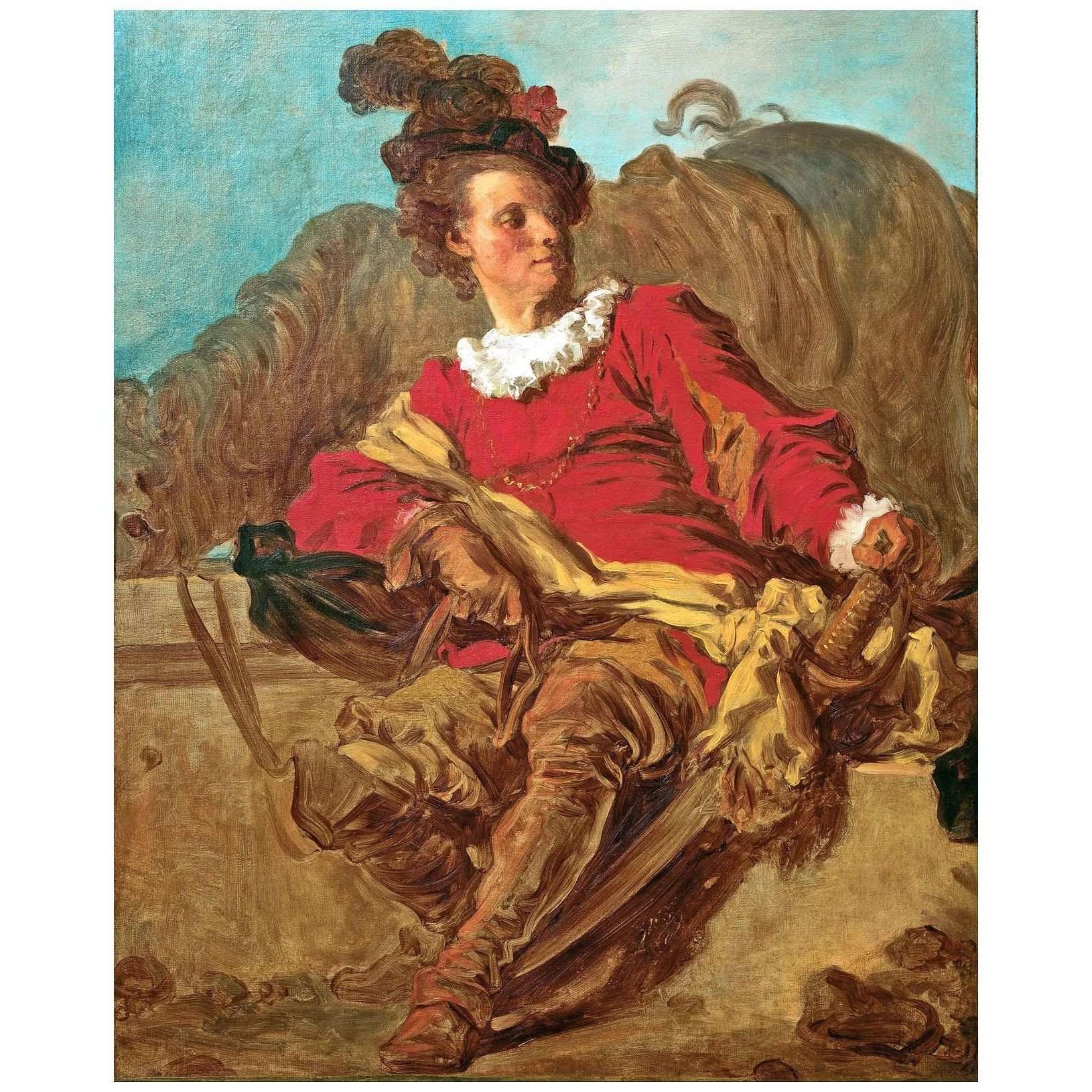 - Jean Honore Fragonard. Jean-Claude Richard, abb? de Saint-Non. 1769. MNAC Barcelona