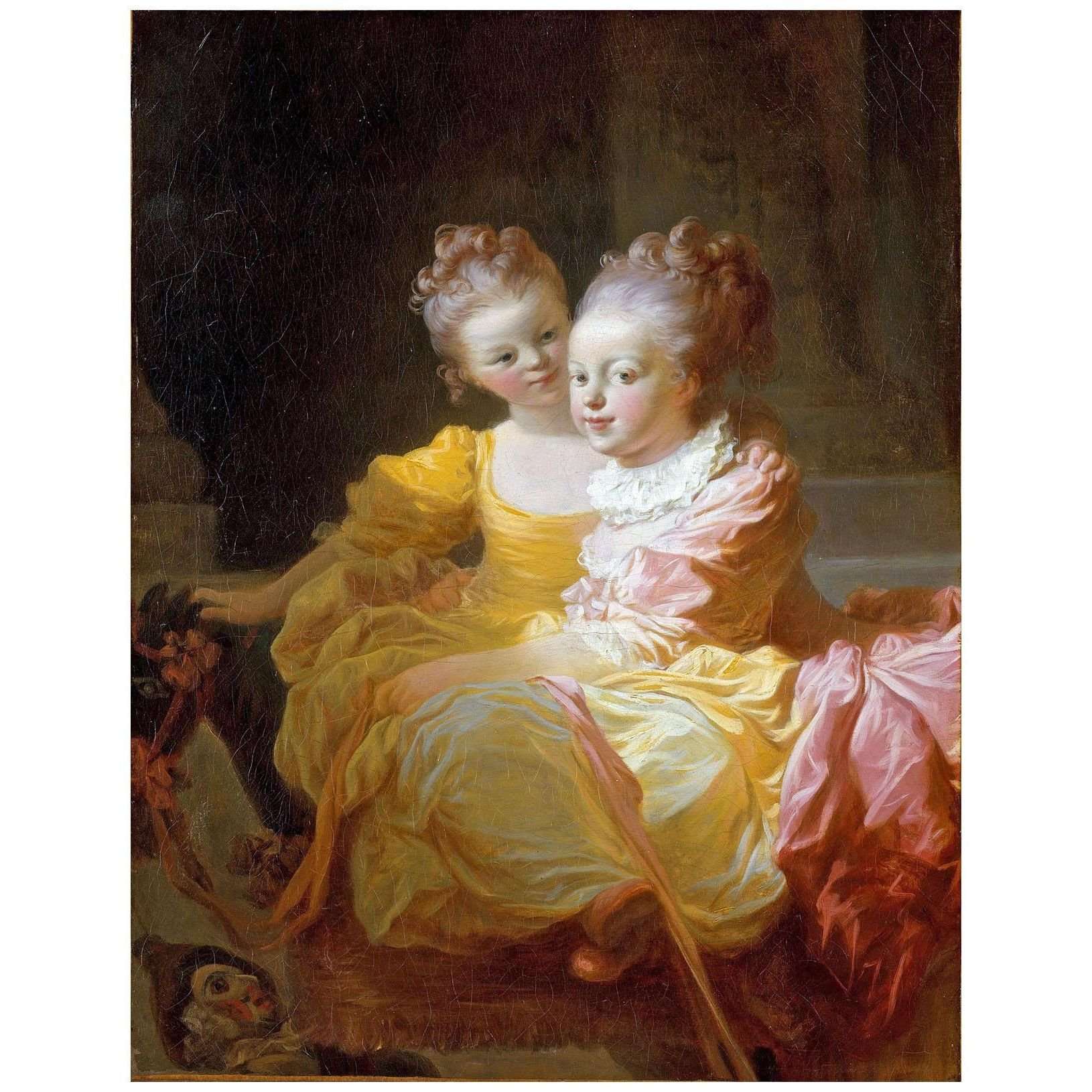 - Jean Honore Fragonard. Les deux soeurs. 1769. Metropolitan Museum NY