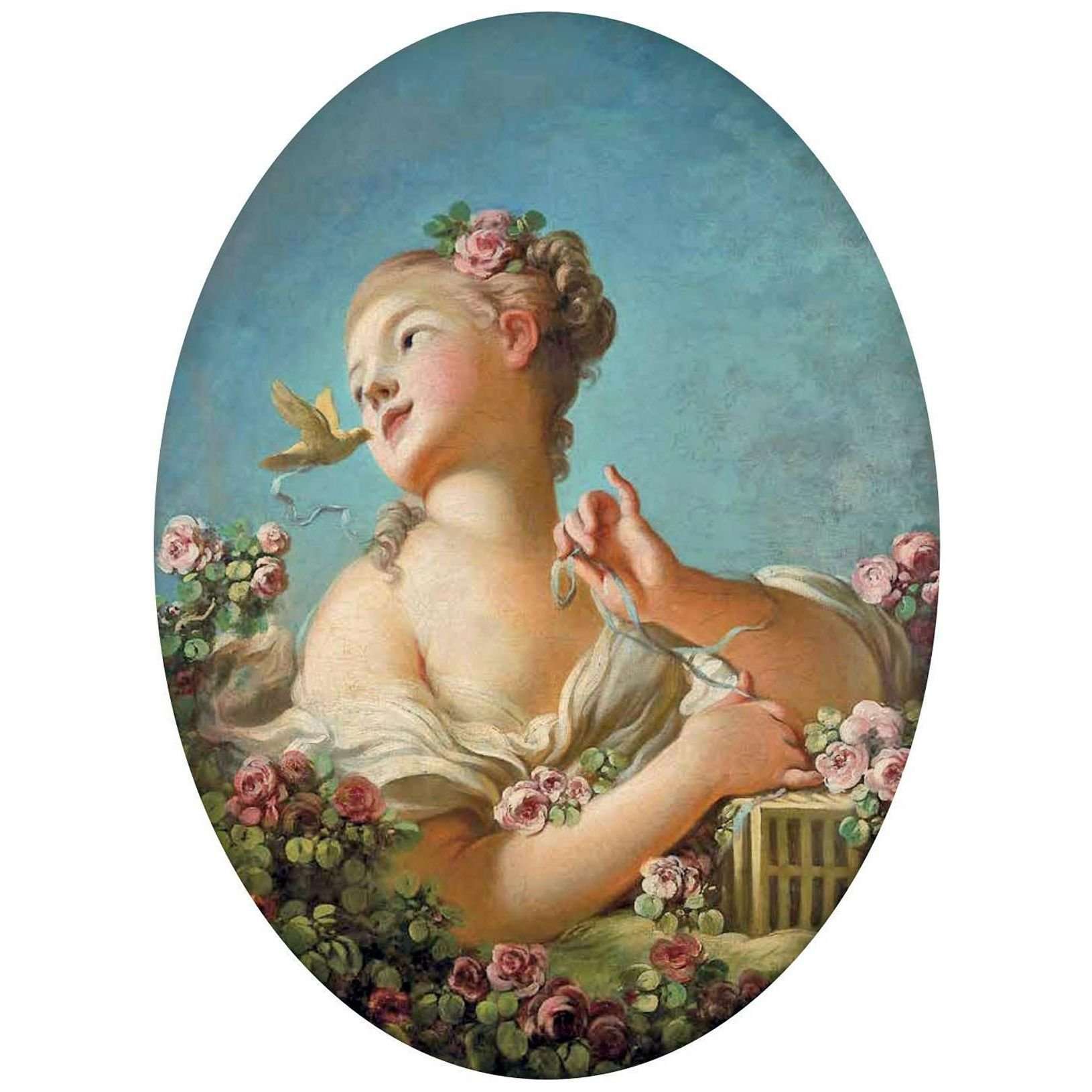 - Jean Honore Fragonard. Fille d?livrant un oiseau de sa cage. 1775. Musee Fragonard Grasse