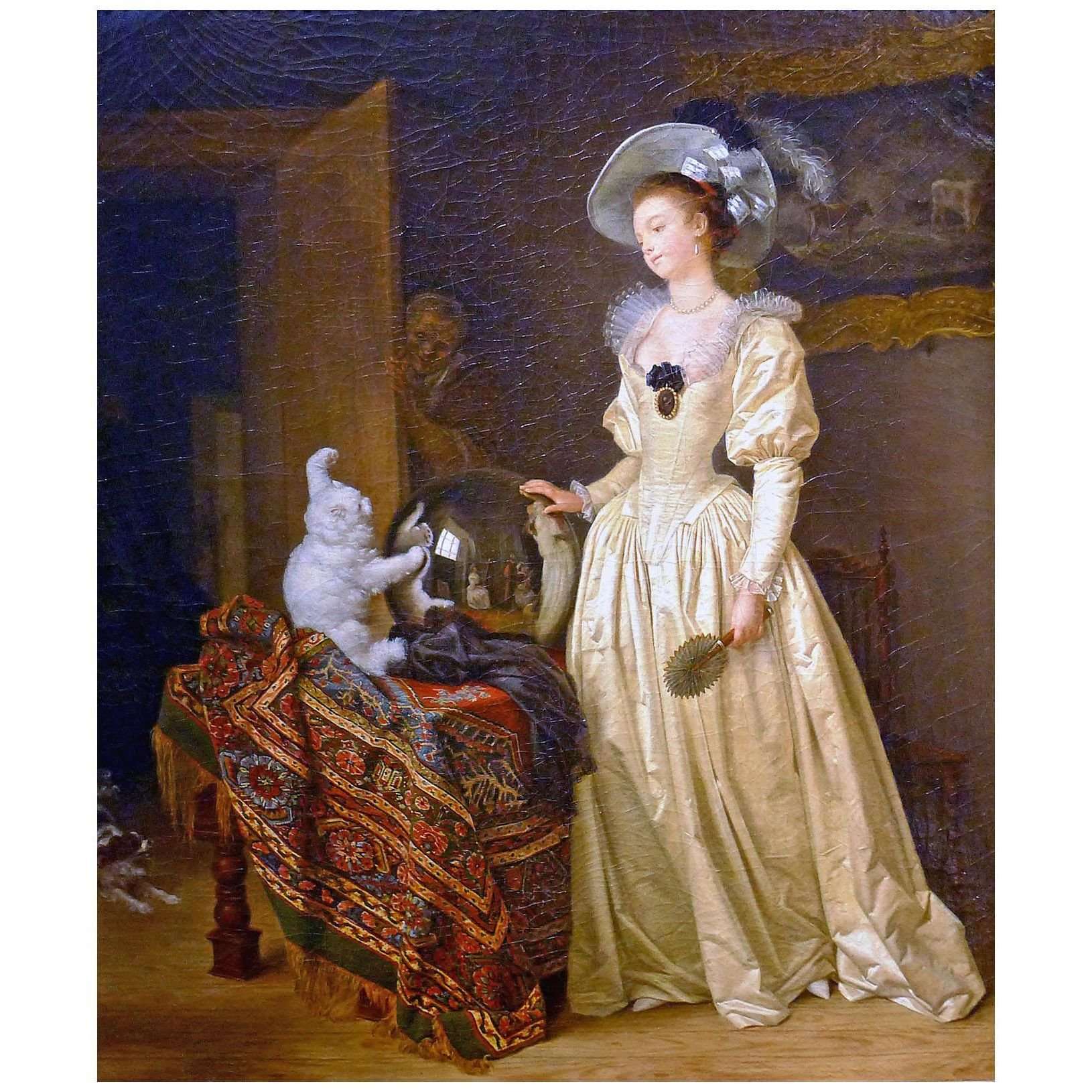 - Jean Honore Fragonard. Le chat angora. 1783. Walltaf-Rochartz Museum Colognne