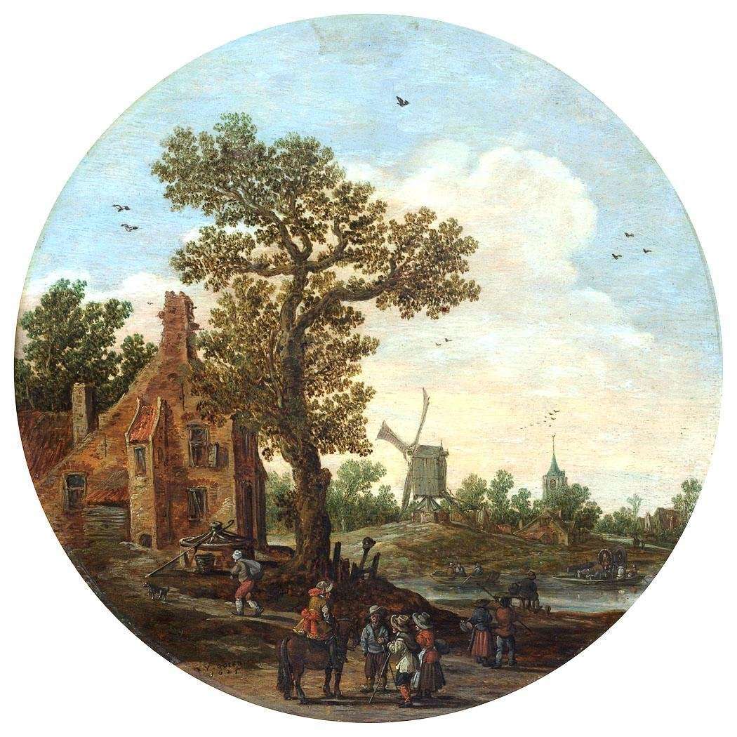   Jan van Goyen. Winter. 1625. Rijksmuseum, Amsterdam