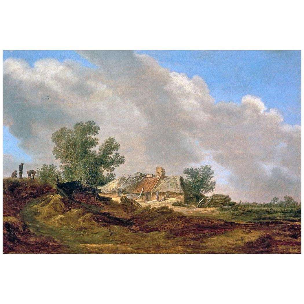   Jan van Goyen. Landscape with cottage and figures. 1629. Thyssen-Bornemisza, Madrid