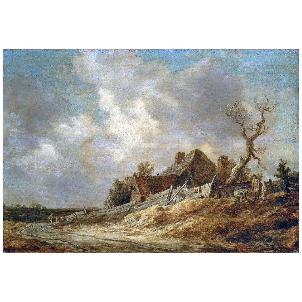   Jan van Goyen. Road Along the Farm. 1629. Stadel Museum, Frankfurt
