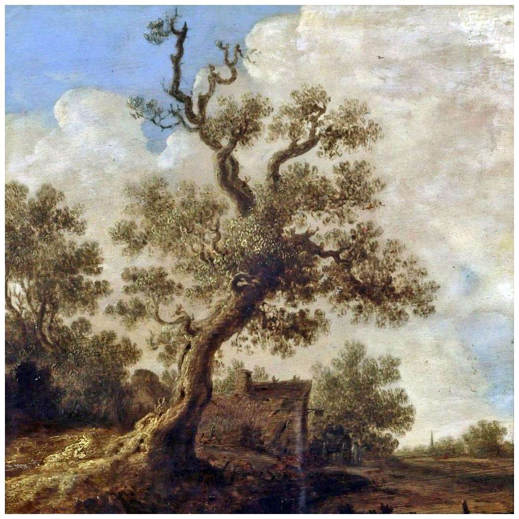   Jan van Goyen. Landscape with Oak. 1630. Victoria and Albert Museum, London