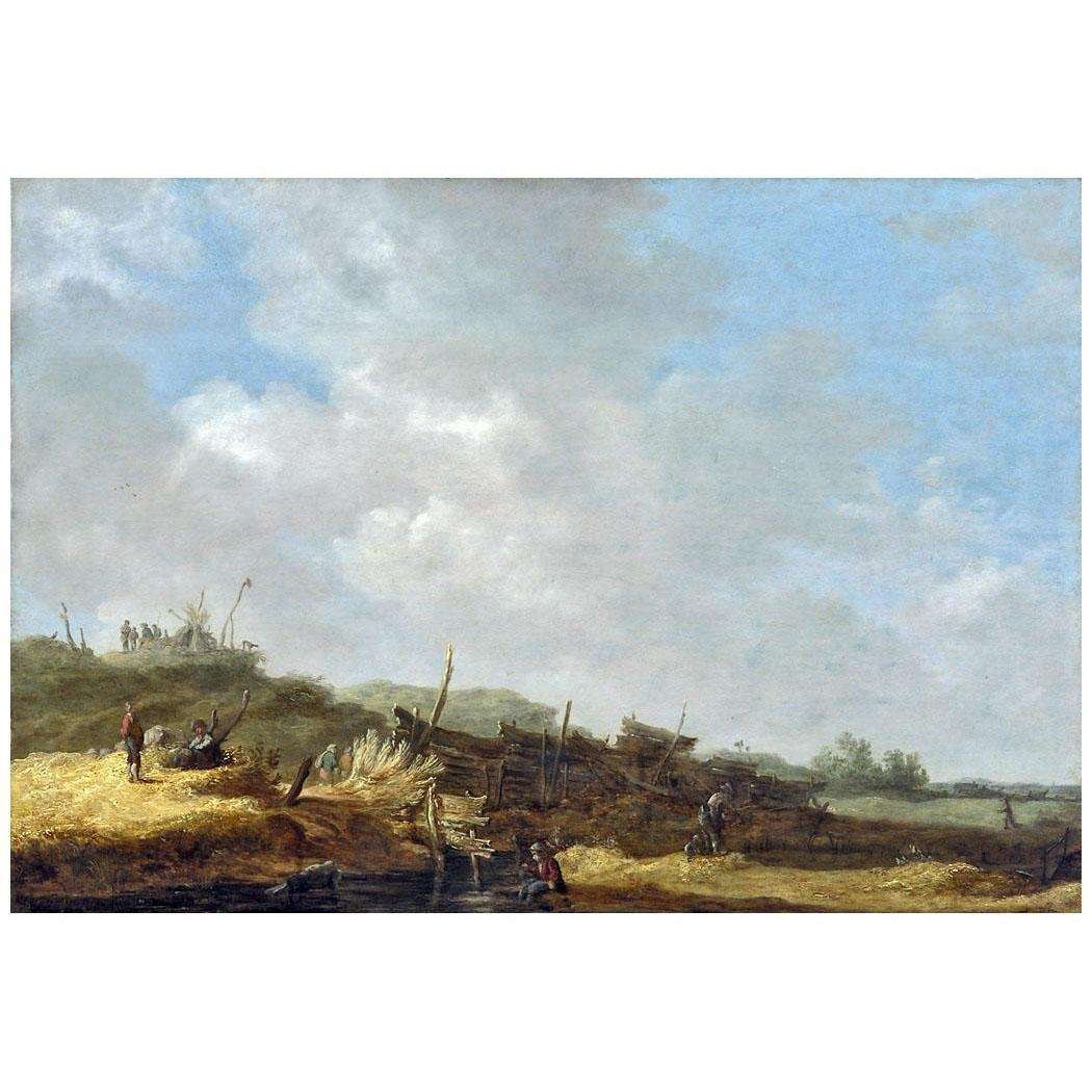   Jan van Goyen. Dunes Landscape. 1630-1635. KHM, Vienna