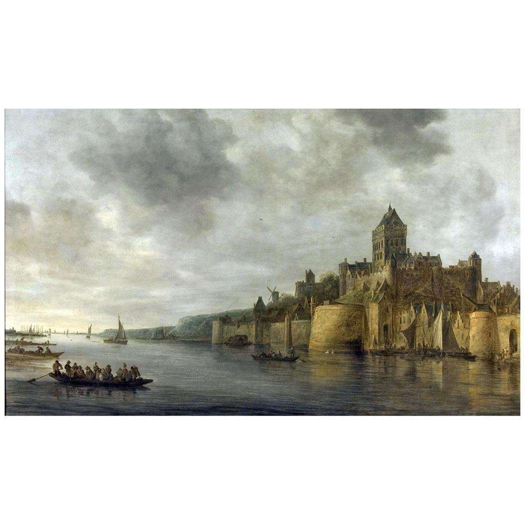   Jan van Goyen. Valkhof Castle in Nijmegen. 1641. Het Valkhof, Nijmegen
