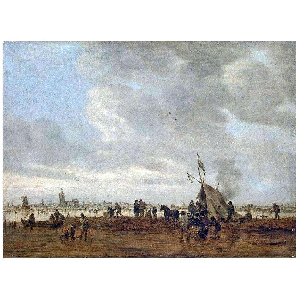   Jan van Goyen. Winter View in the Outskirts of The Hague. 1645. Hermitage, St-Petersburg