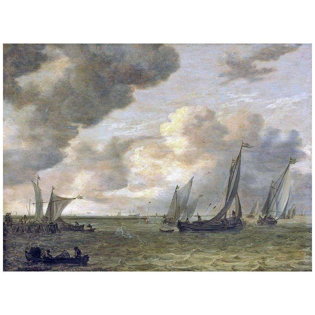   Jan van Goyen. Sailing Boats. 1655. Mauritshuis, The Hague