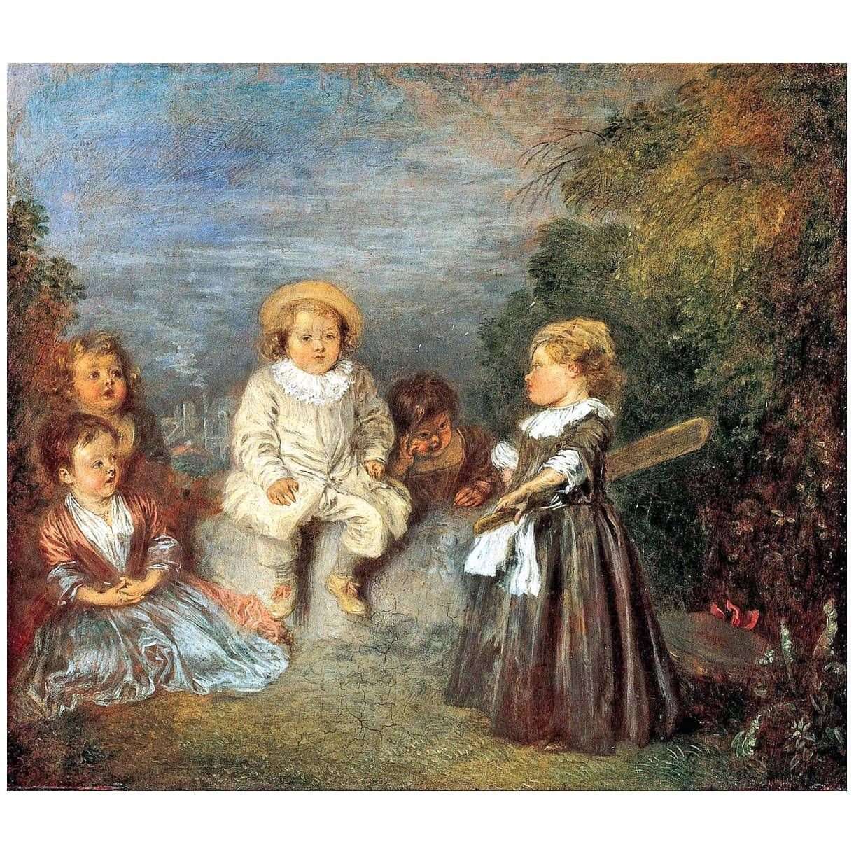 - Antoine Watteau. Age d'or. 1716-1720. Fort-Worth Art Museum
