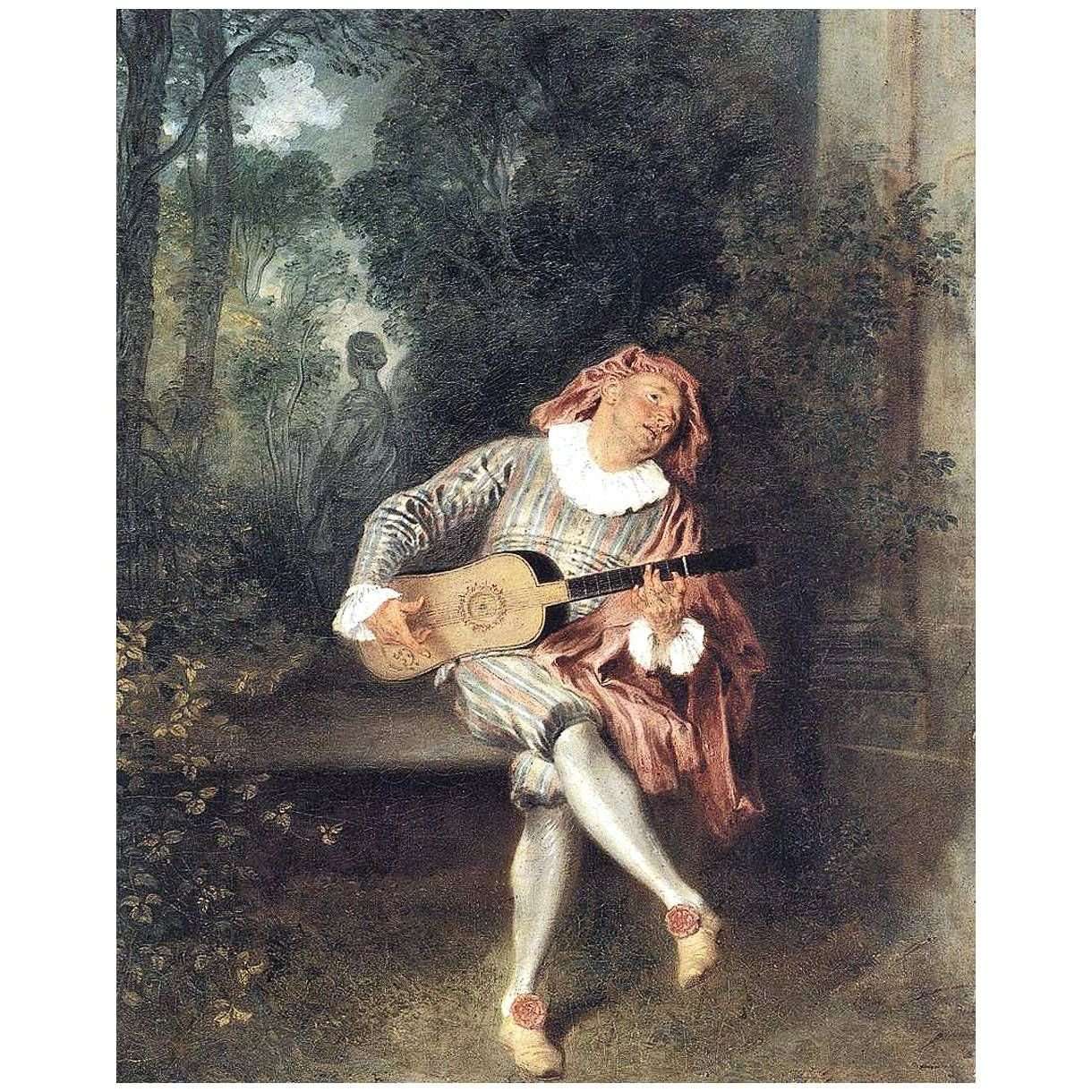 - Antoine Watteau. Mezzetin. 1717-1719. Metropolitan Museum NY