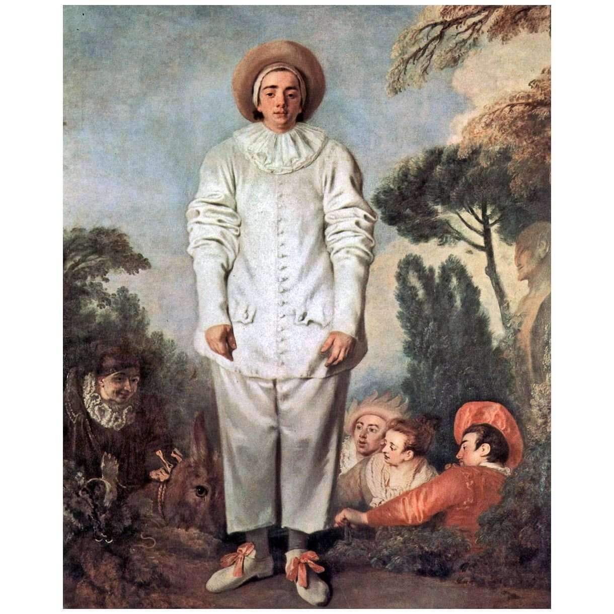 - Antoine Watteau. Gilles. 1718-1719. Louvre Paris