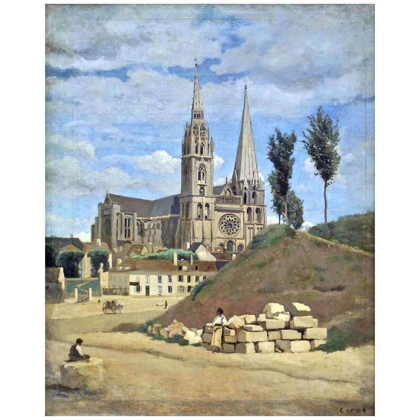    Camille Corot. La cath?drale de Chartres. 1830. Mus?e du Louvre