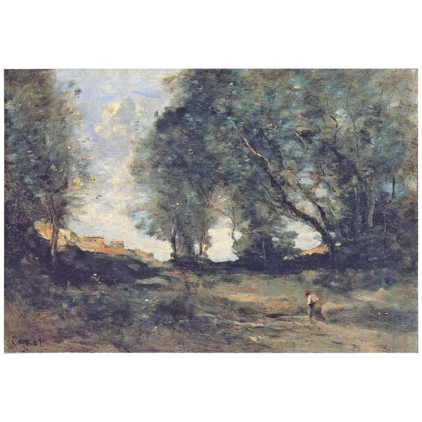    Camille Corot. Paysage. 1860. Kunsthalle Bremen