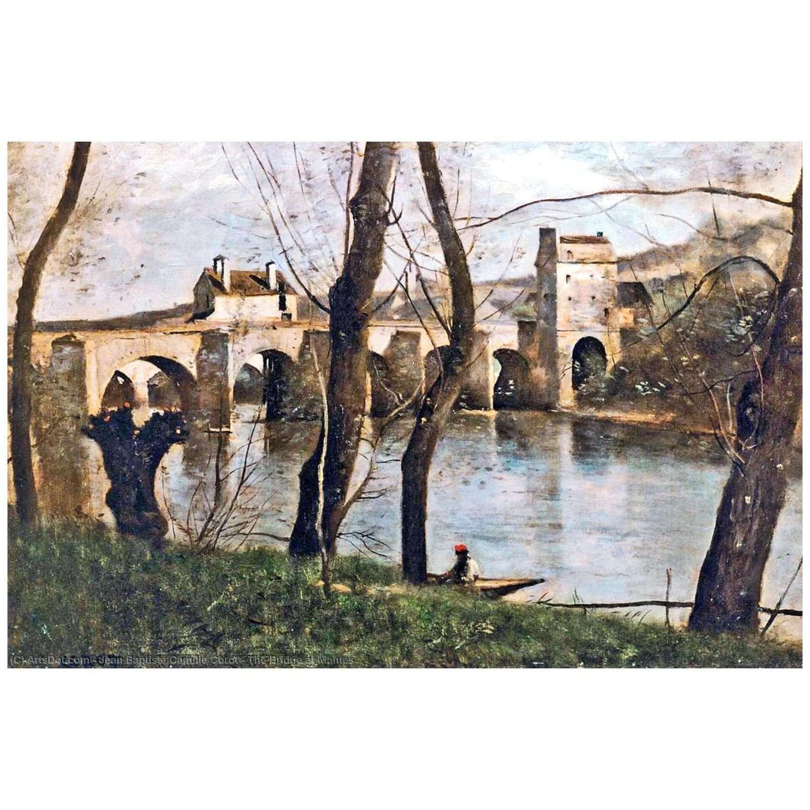    Camille Corot. Le pont de Mantes. 1868. Mus?e du Louvre
