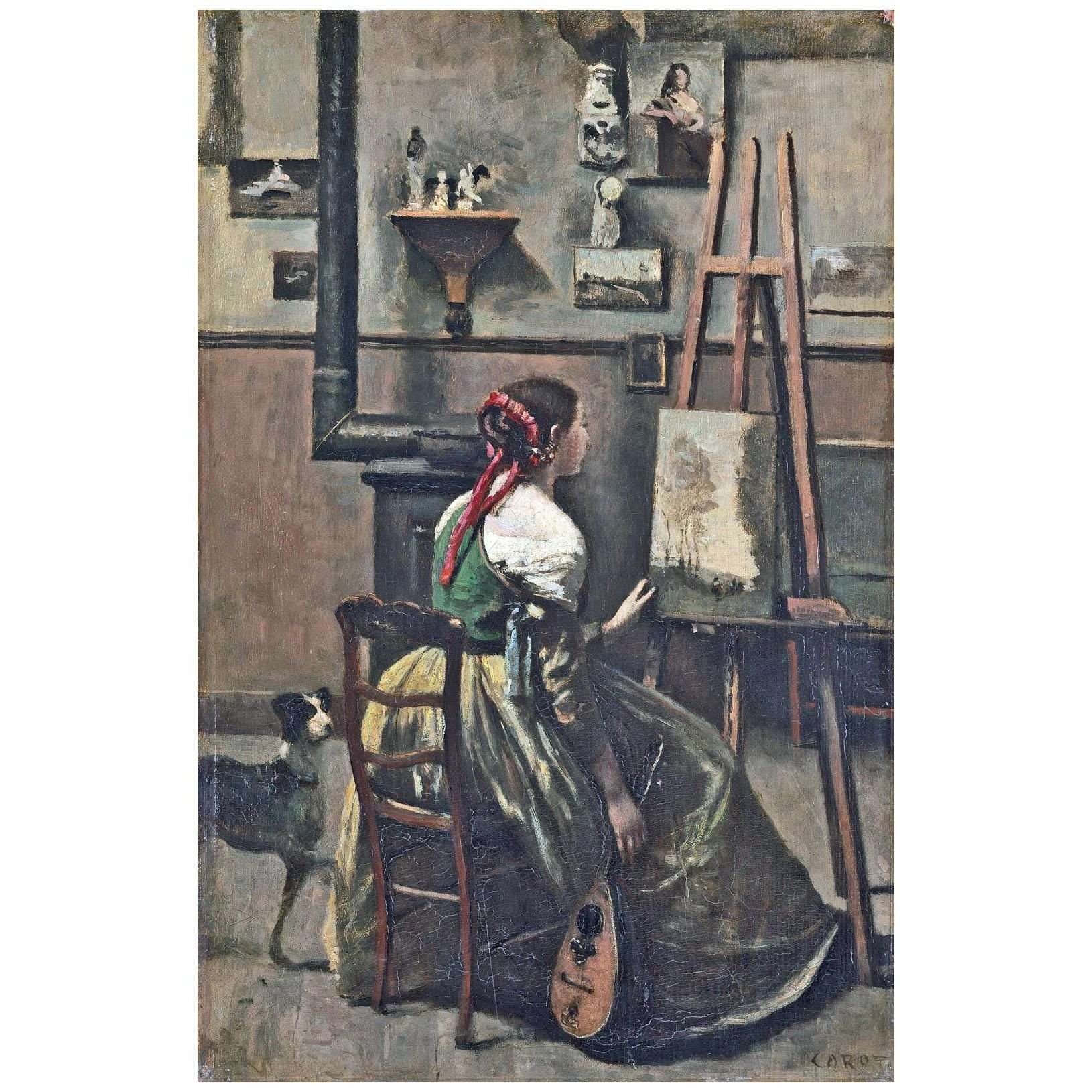    Camille Corot. L'Atelier de l'artiste. 1868. NGA Washington