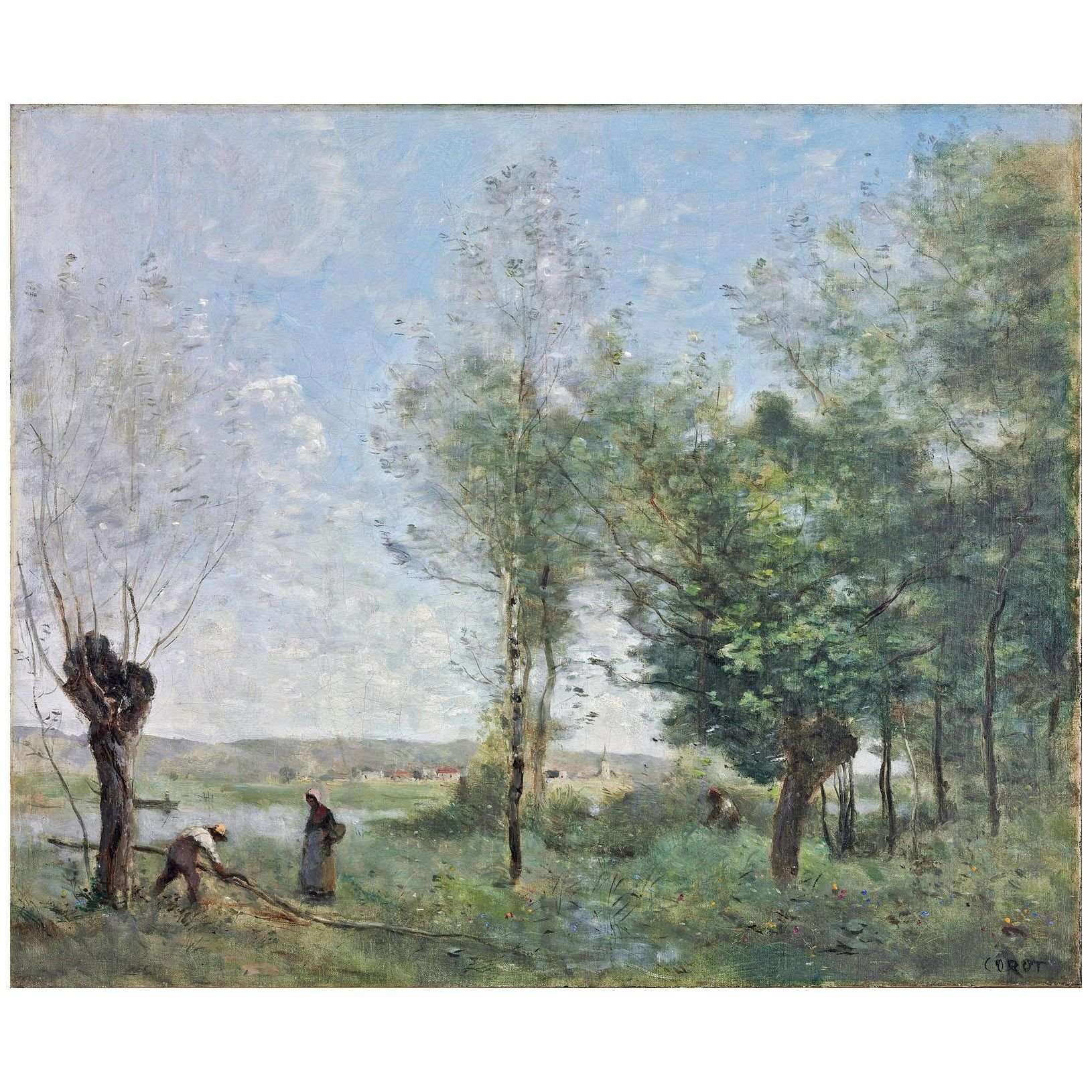    Camille Corot. Souvenir de Coubron. 1872. MNG Budapest