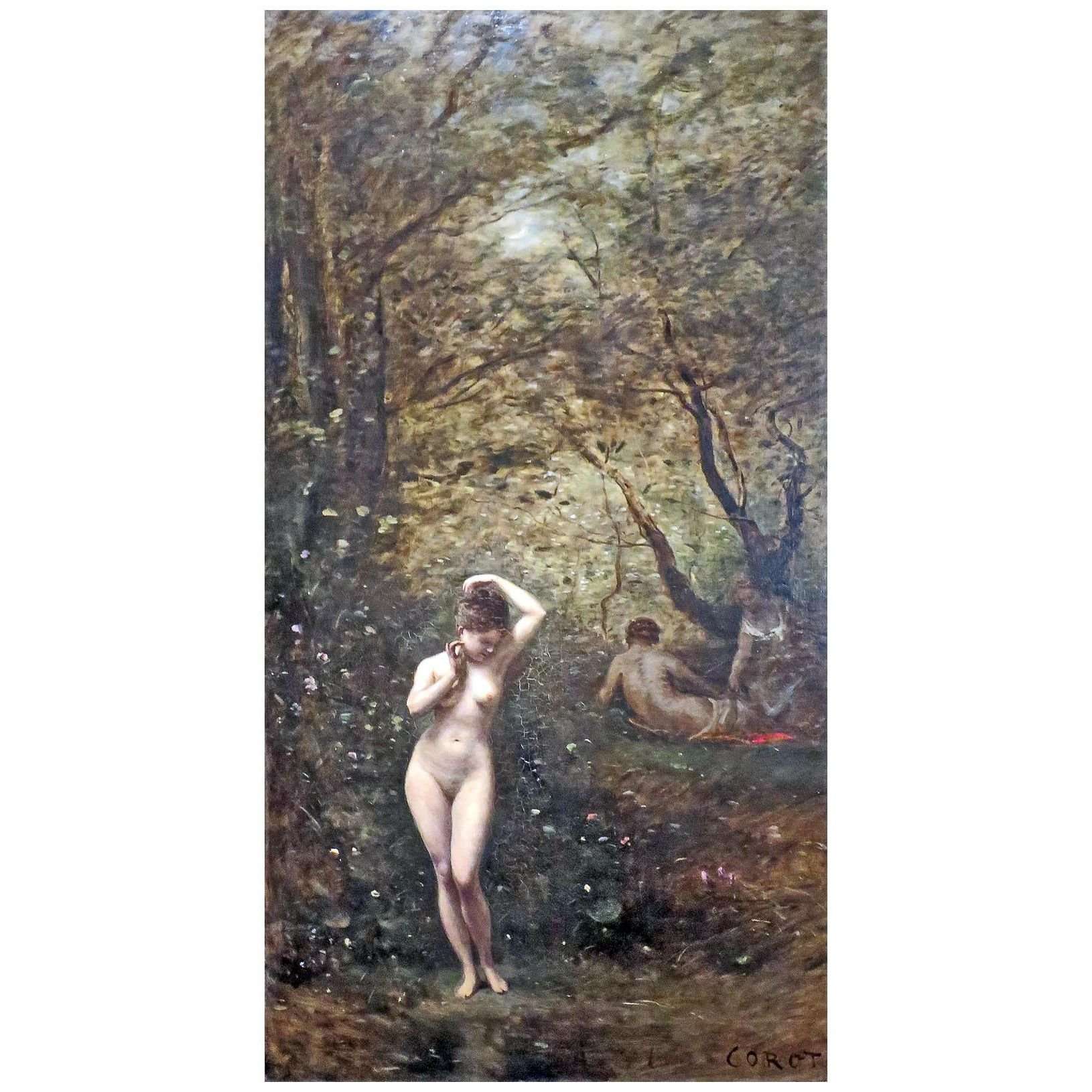    Camille Corot. Le bain de Diane. 1873. Pushkin Museum