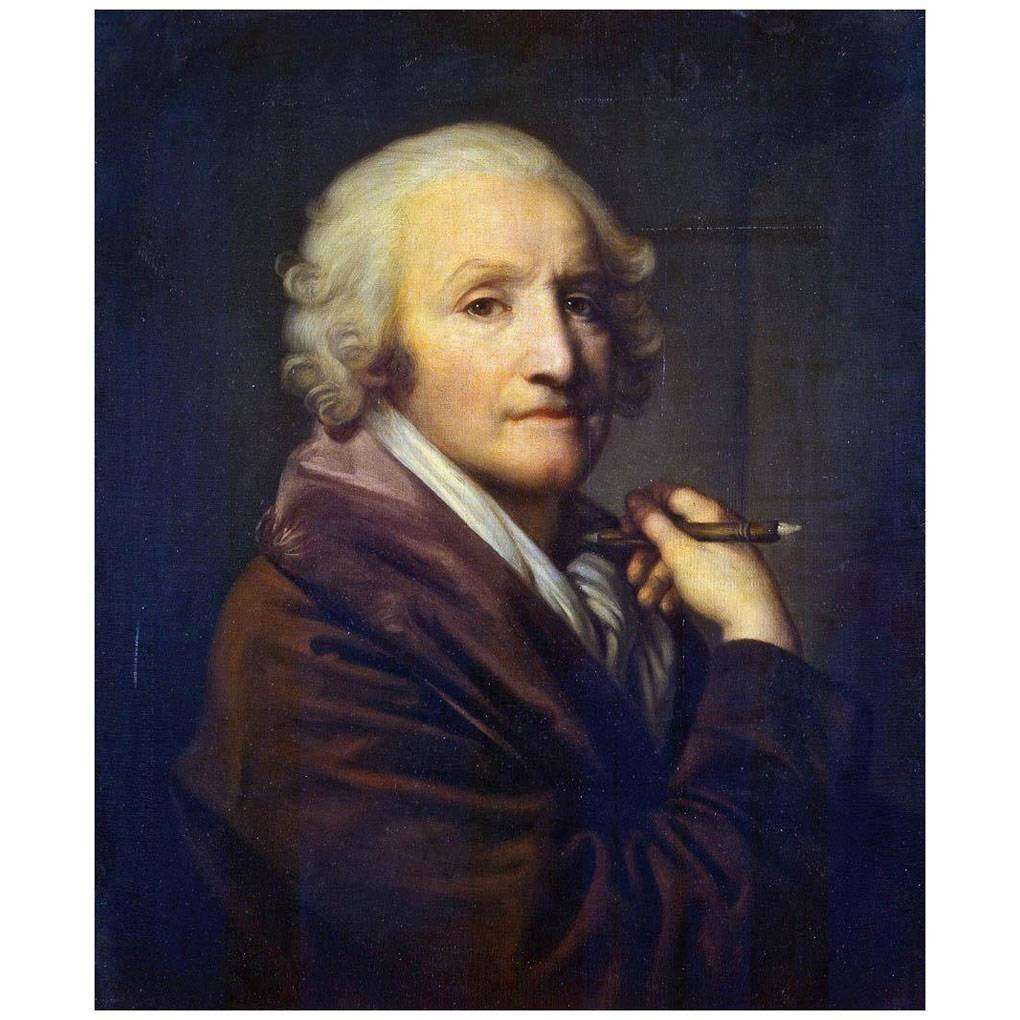 - Jean Baptiste Greuze. Autoportrait. 1780. Hermitage