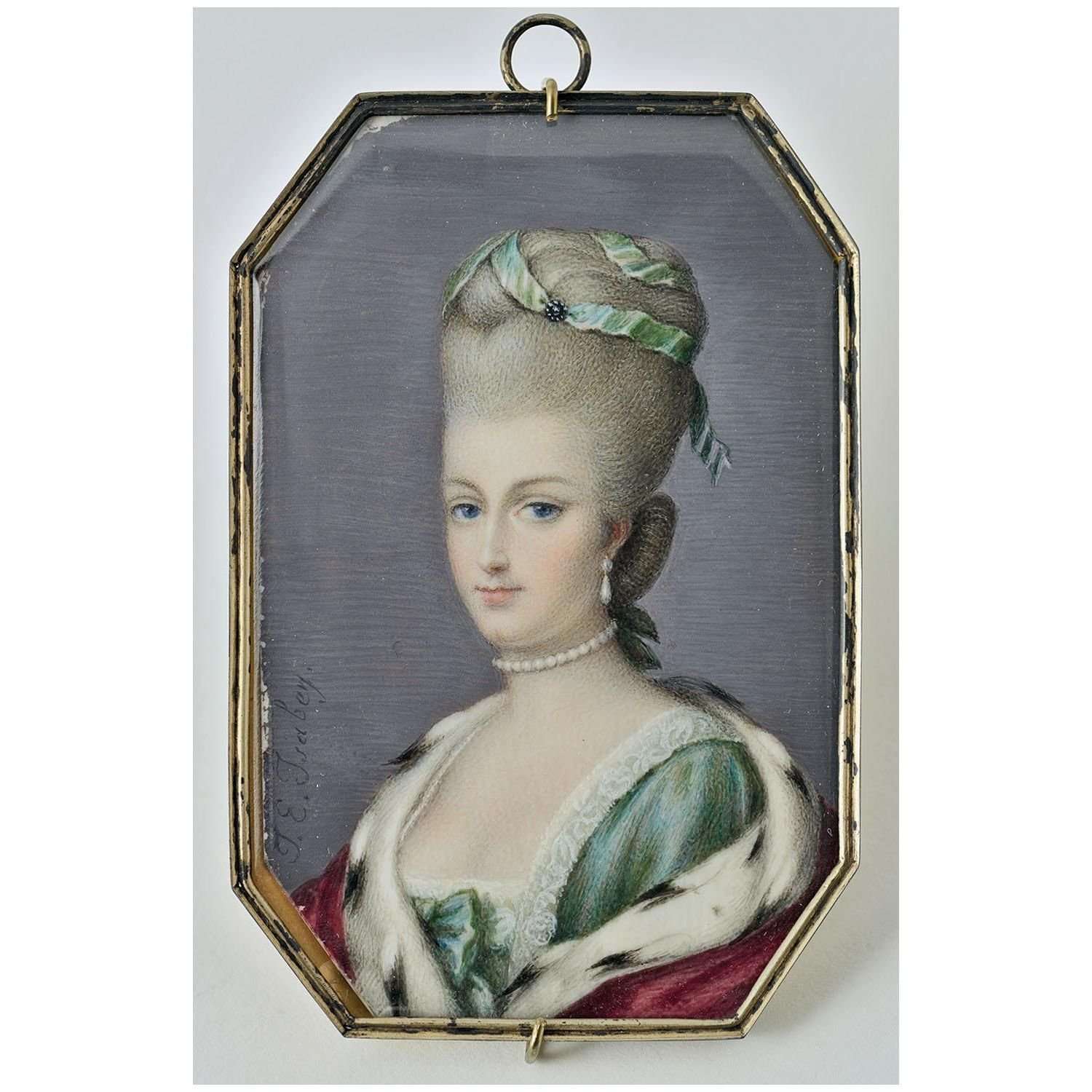- Jean Baptiste Isabey. Marie Antoinette. 1786. Gardner Museum Boston