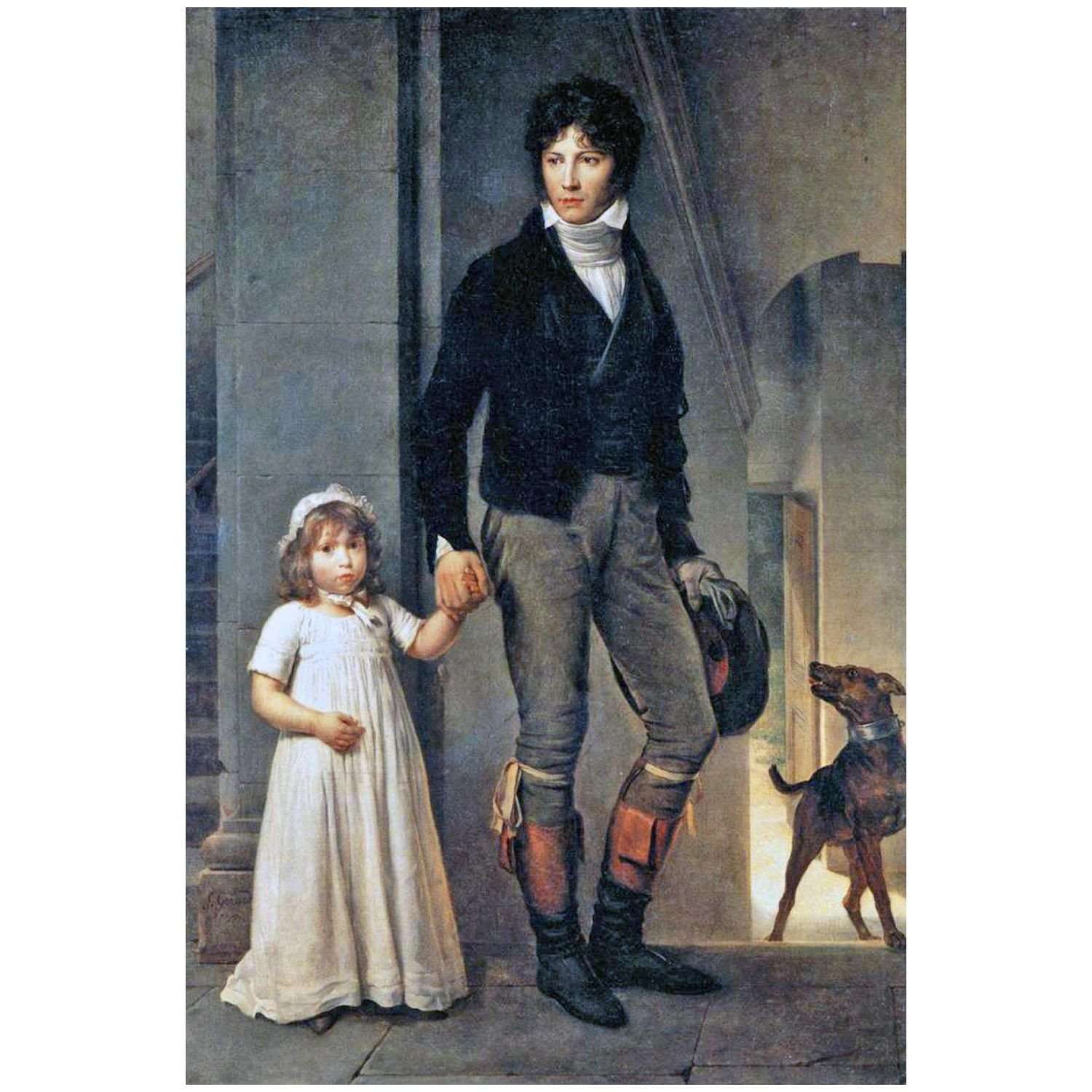 - Francois Gerard. Jean Baptiste Isabey et sa fille Alexandrine. 1795. Louvre