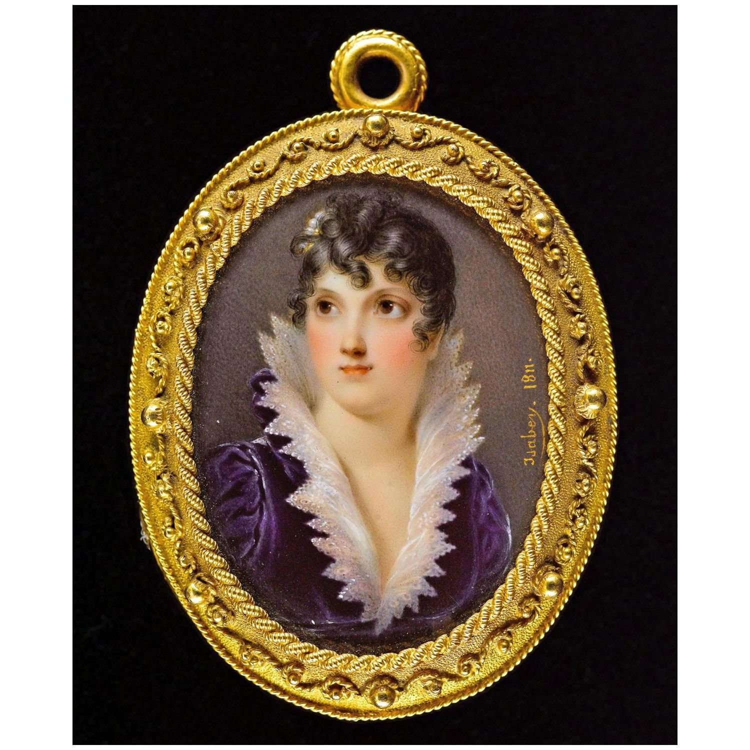 - Jean Baptiste Isabey. Portrait de la Duchesse de Bassano. 1811. Musee Cognacq-Jay