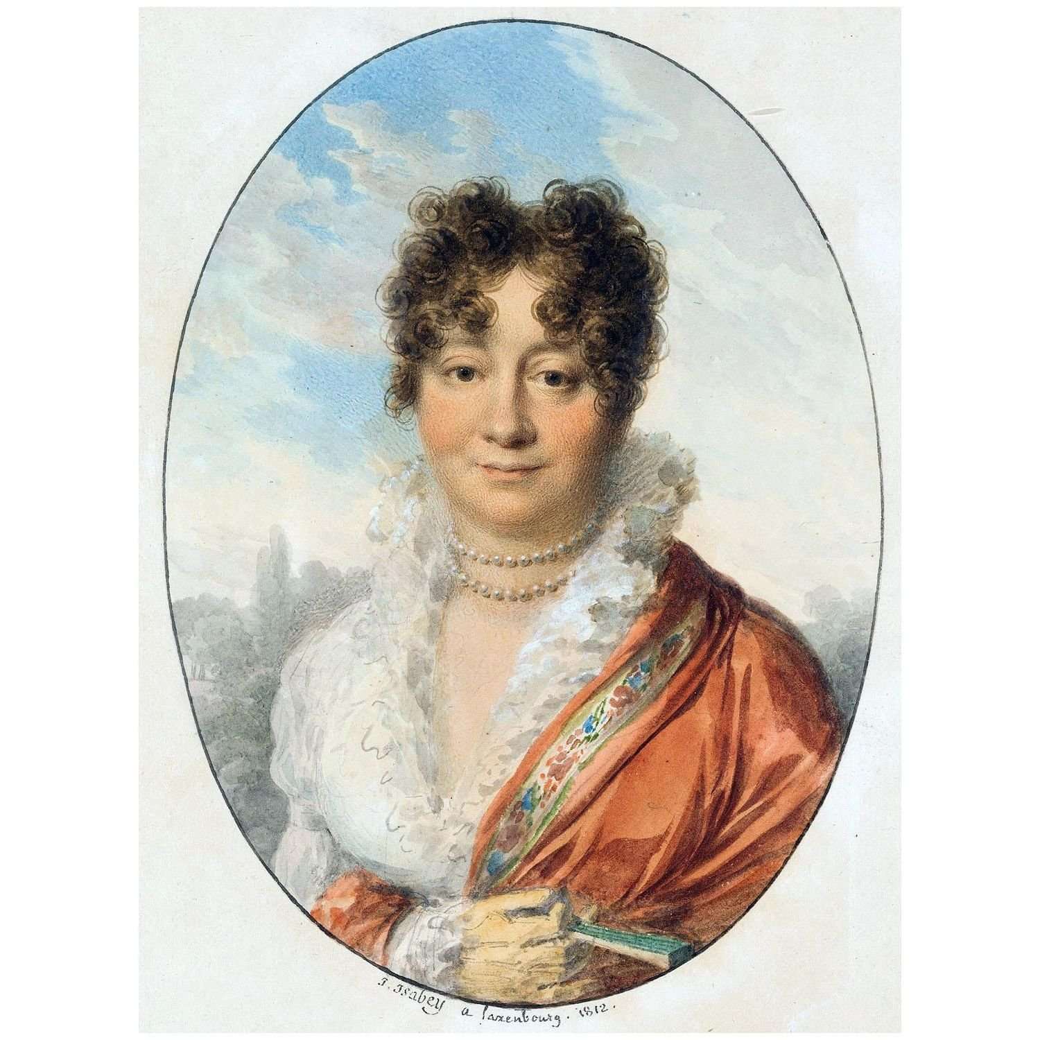 - Jean Baptiste Isabey. Marie Ulrika Lazanski. 1812. National Gallery Prague