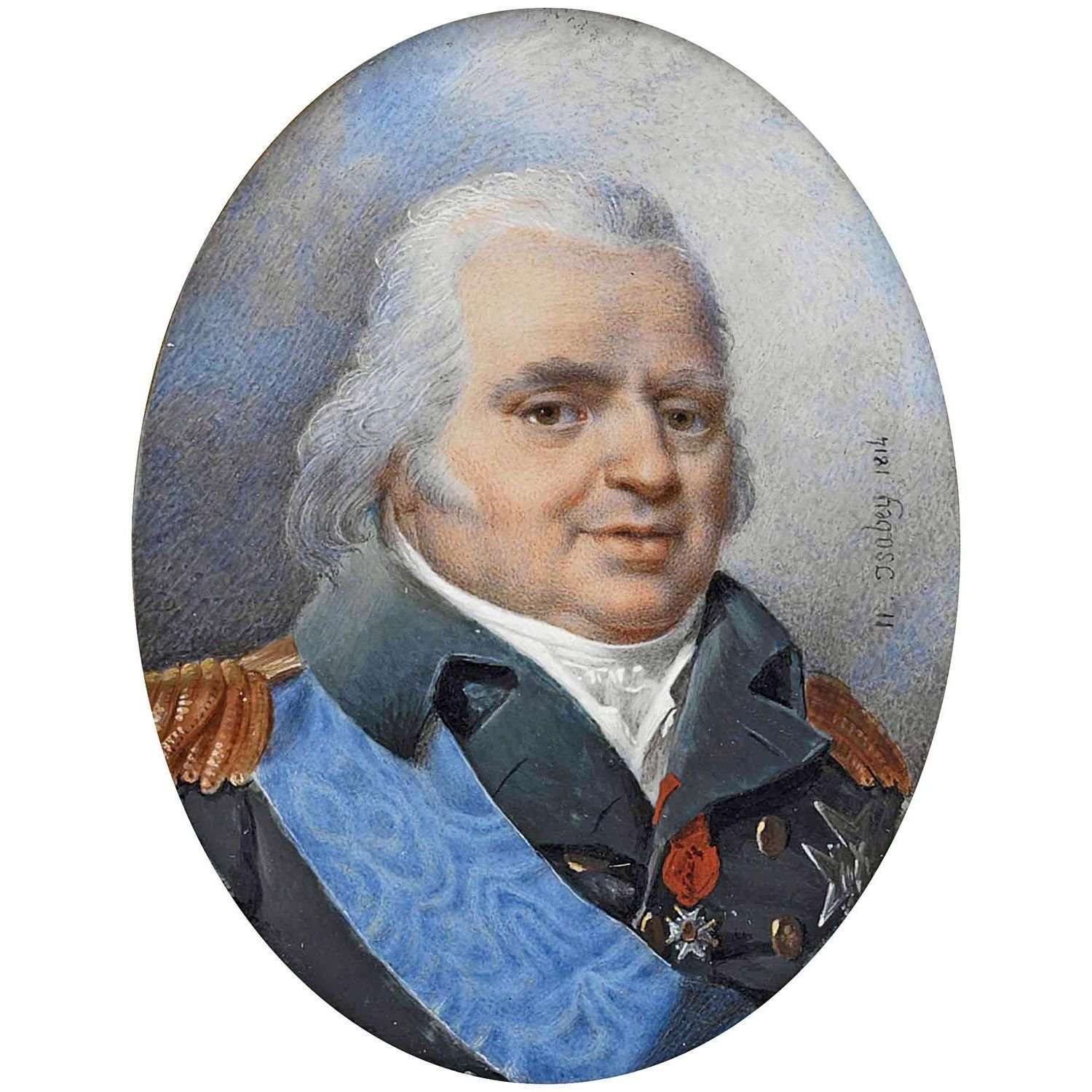 - Jean Baptiste Isabey. Louis XVIII. 1814. Private collection