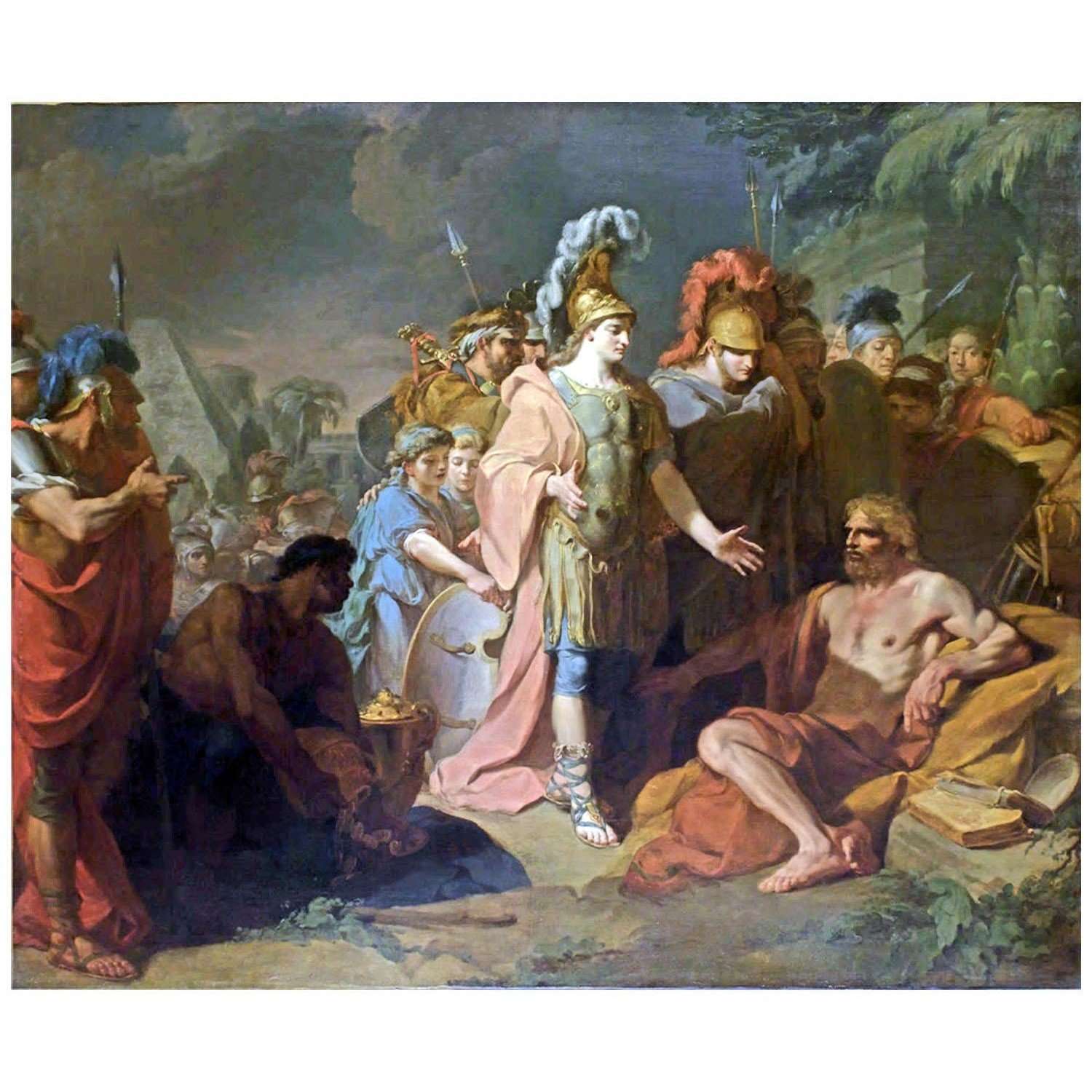- Jean-Baptiste Regnault. Alexandre et Diogene. 1776. ENSBA Paris