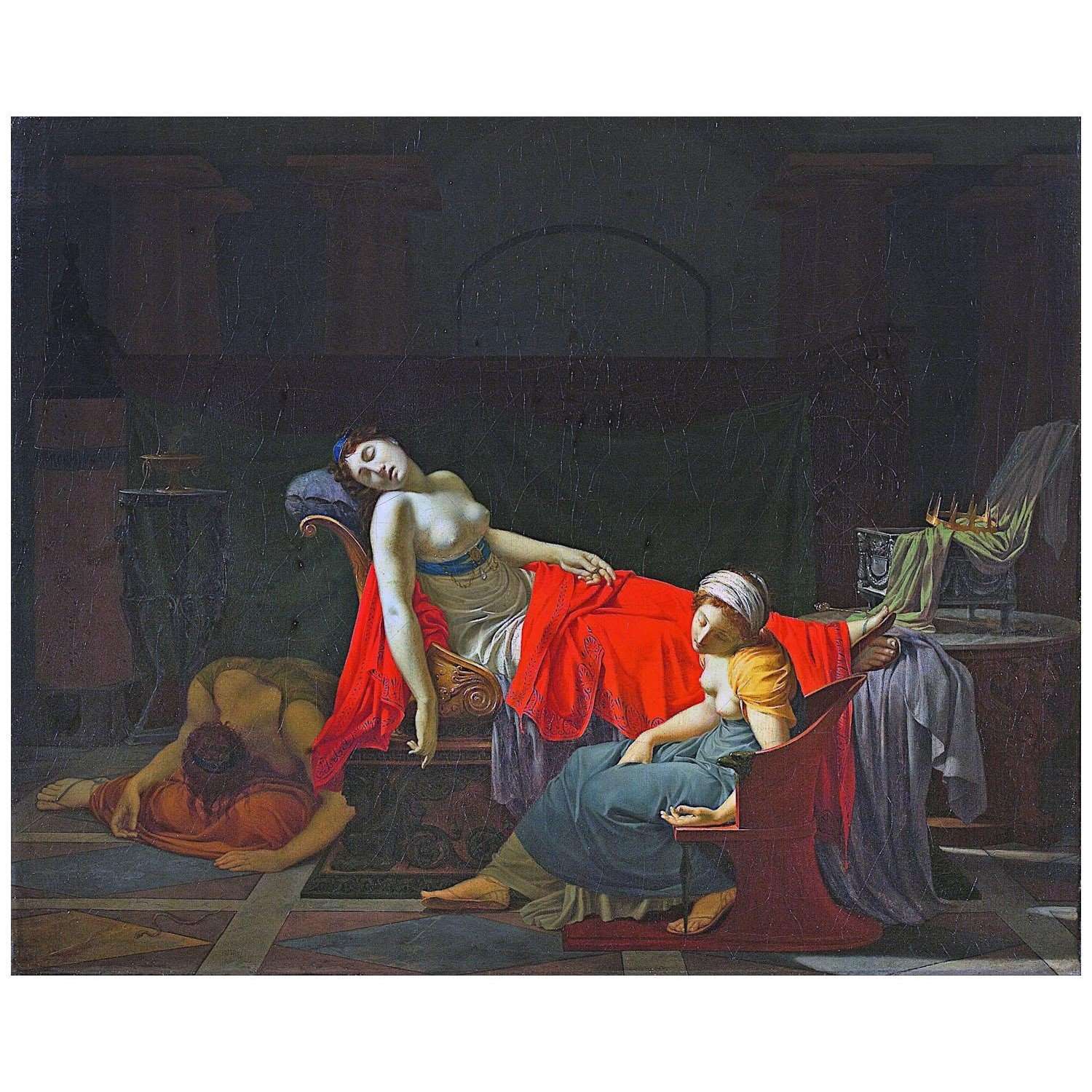 - Jean-Baptiste Regnault. Mort de Cl?op?tre. 1796. Kunstpalast Dusseldorf