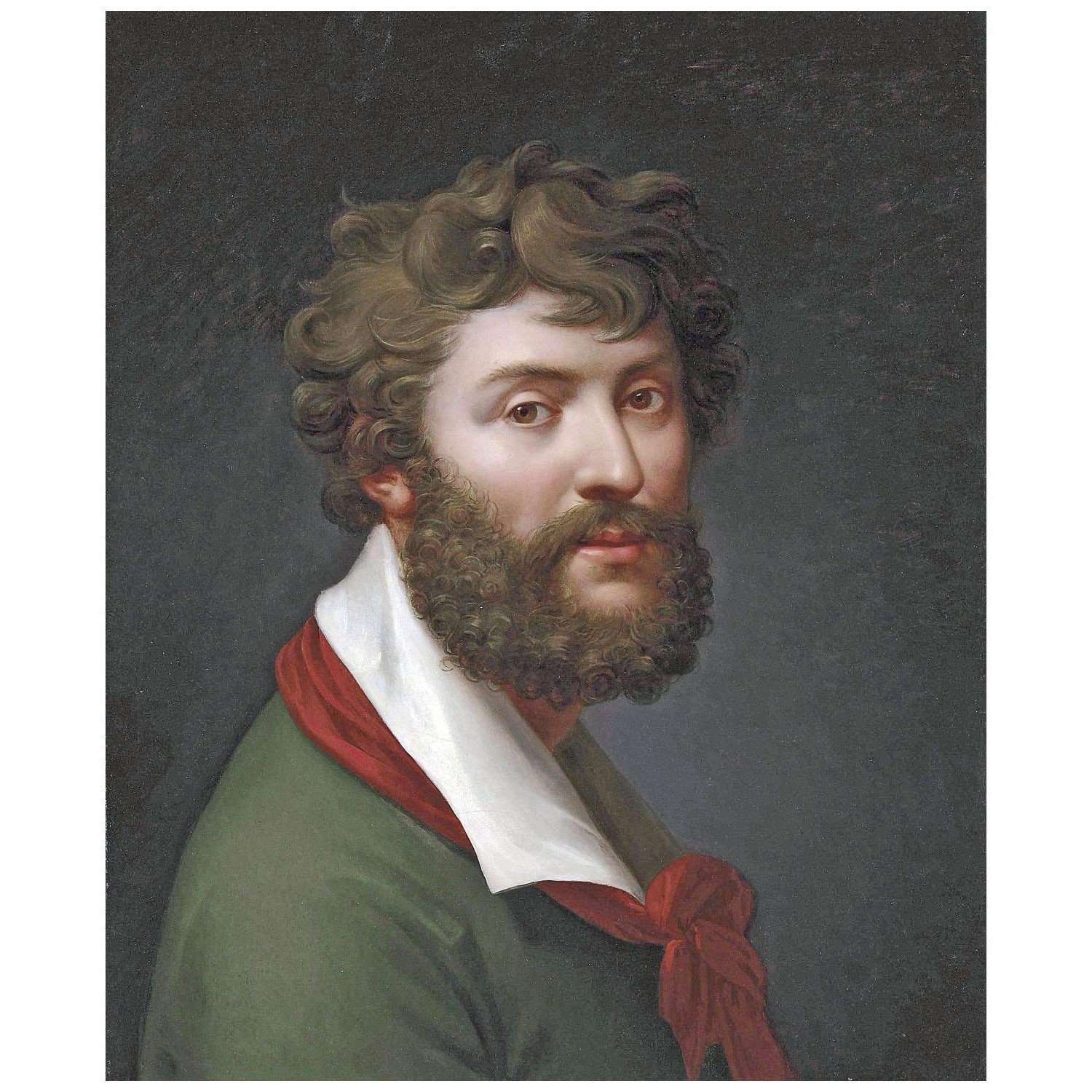 - Jean-Baptiste Regnault. Autoportrait. 1885
