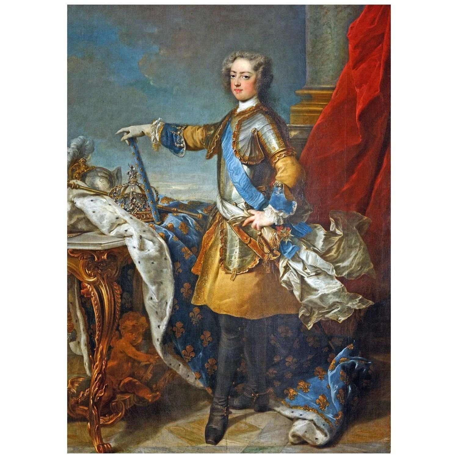 - Jean-Baptiste van Loo. Louis XV, roi de France. 1723. Ch?teau de Versailles