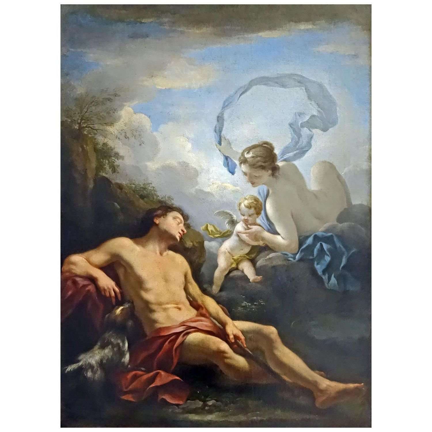 - Jean-Baptiste van Loo. Diane et Endymion. 1723. KMSKB Brussels