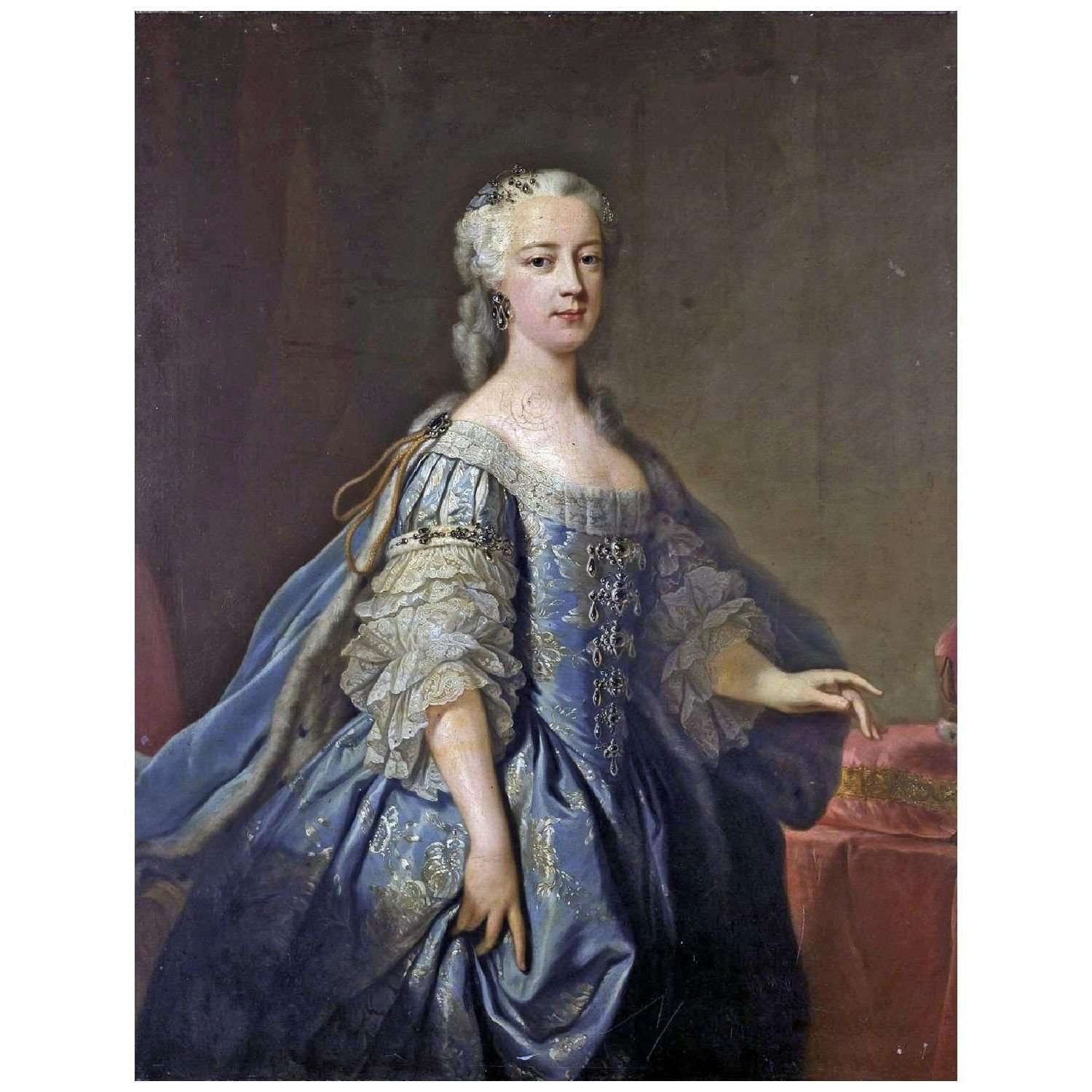 - Jean-Baptiste van Loo. Princesse Am?lie de Grande-Bretagne. 1738. Private collection