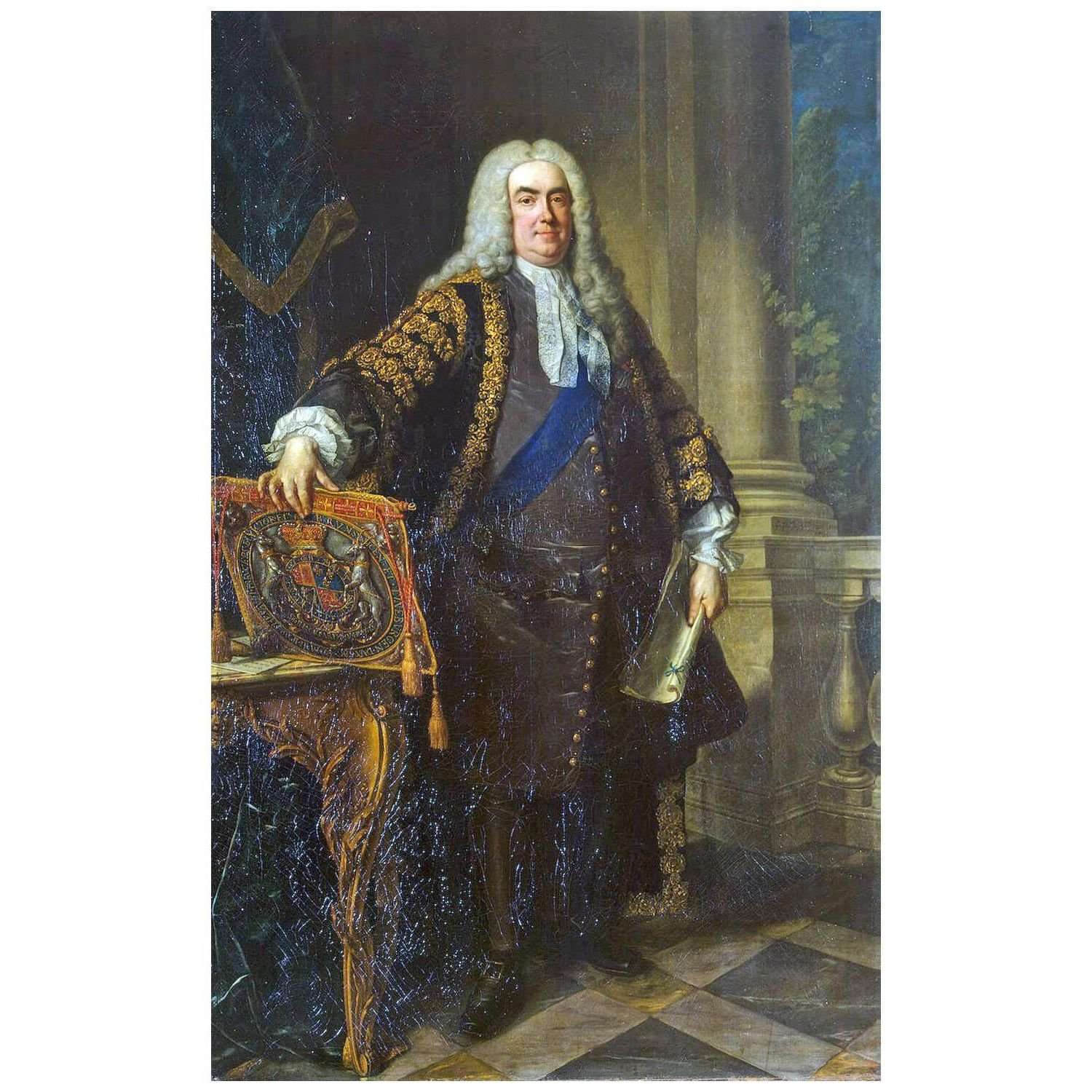 - Jean-Baptiste van Loo. Robert Walpole. 1740. Hermitage Museum