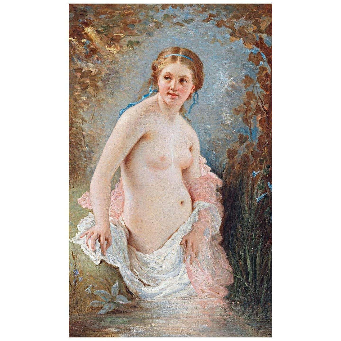  Charles Chaplin. La baigneuse. 1860. Collection privee