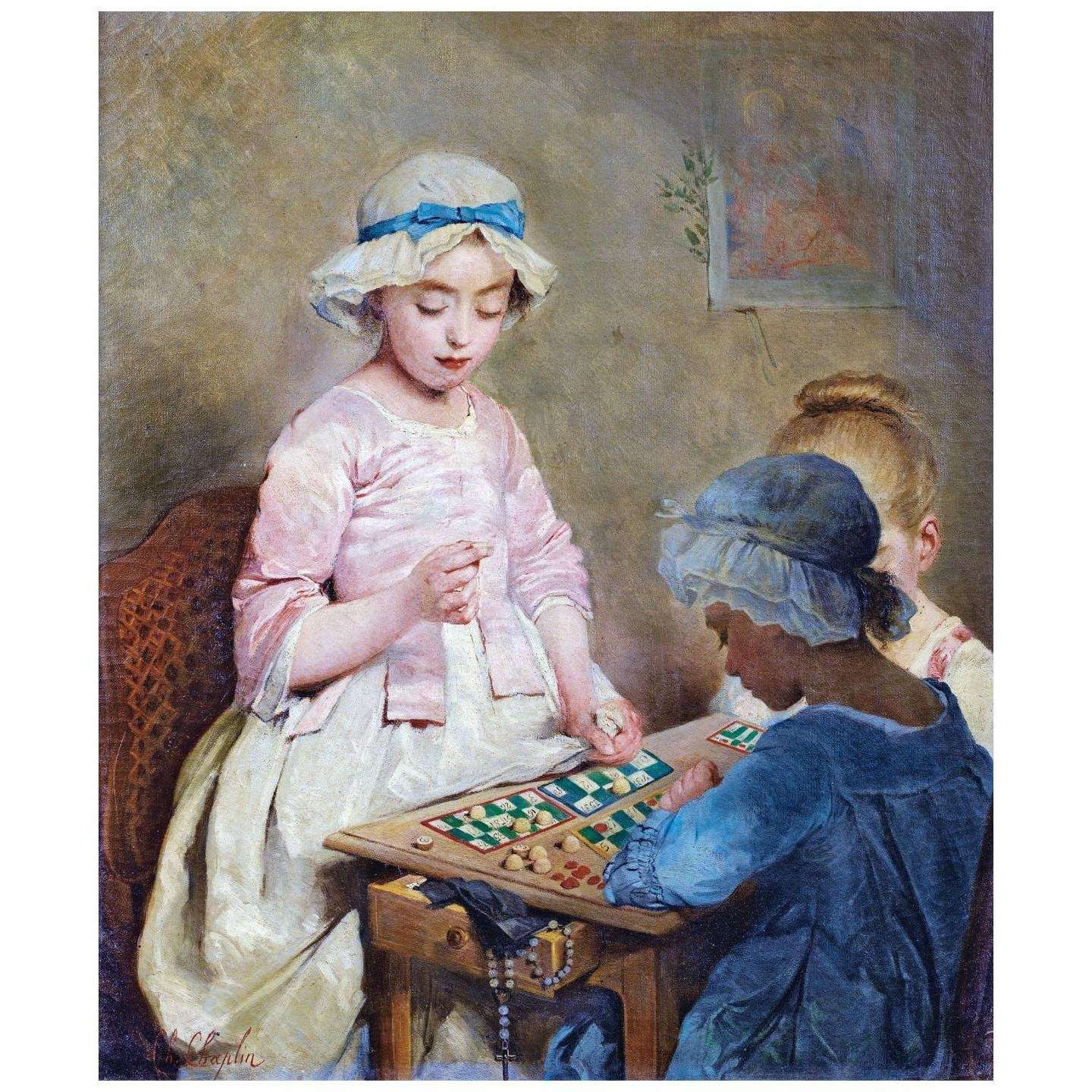  Charles Chaplin. Le jeu du Loto. 1865. Musee des Beaux-arts de Rouen