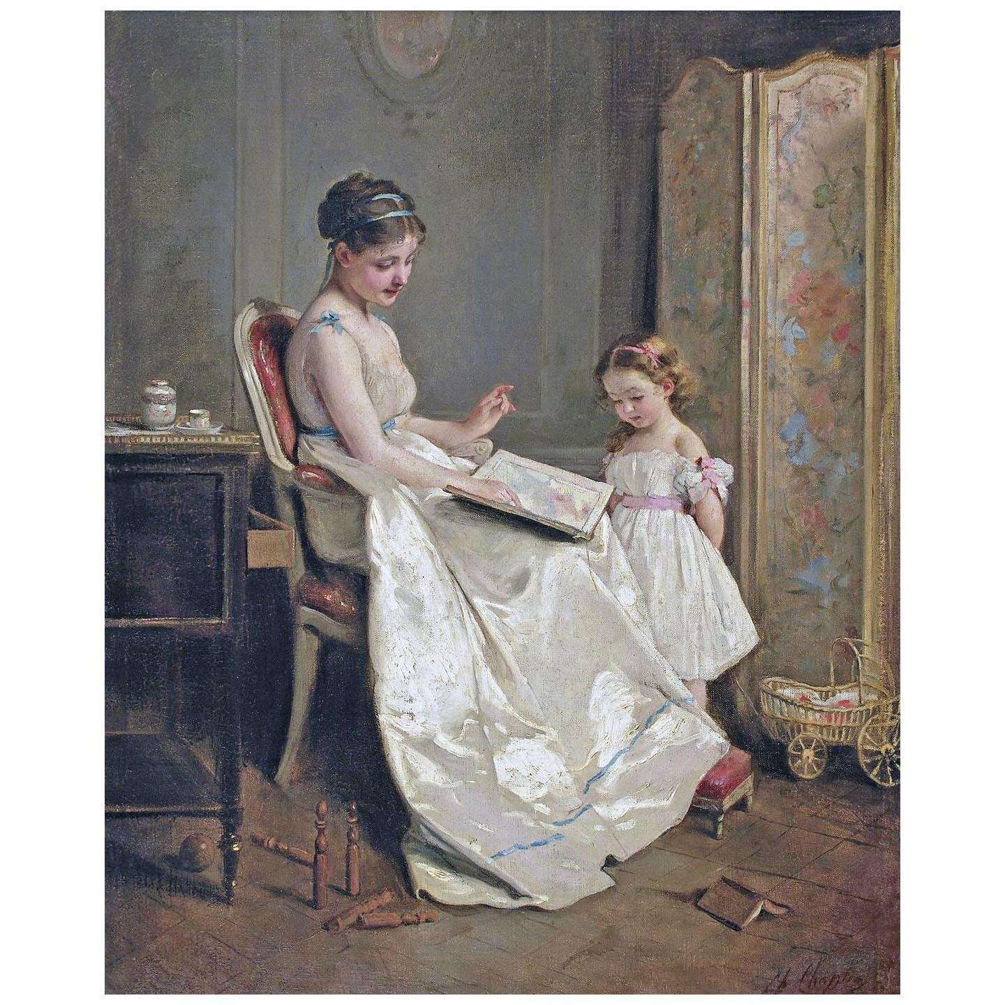  Charles Chaplin. La le?on. 1865. Collection privee