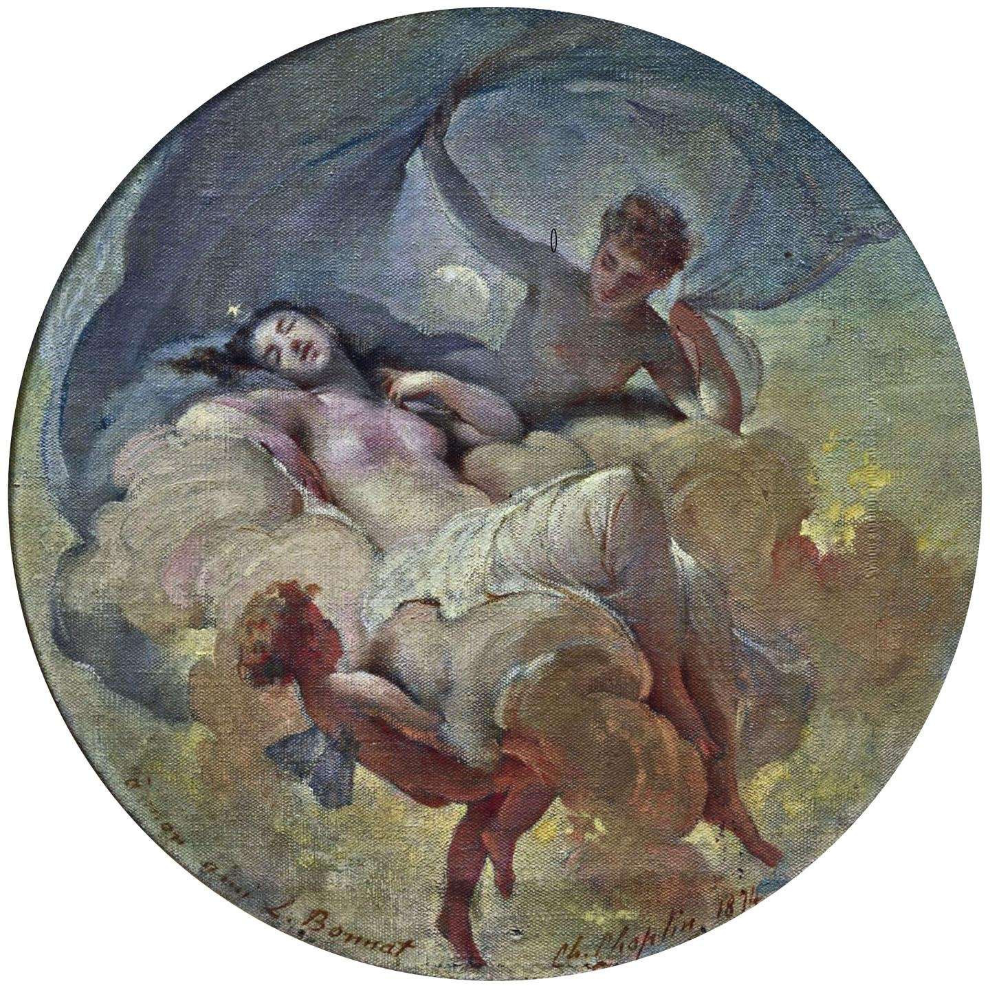  Charles Chaplin. All?gorie de la nuit. 1874. Musee Bonnat, Bayonne