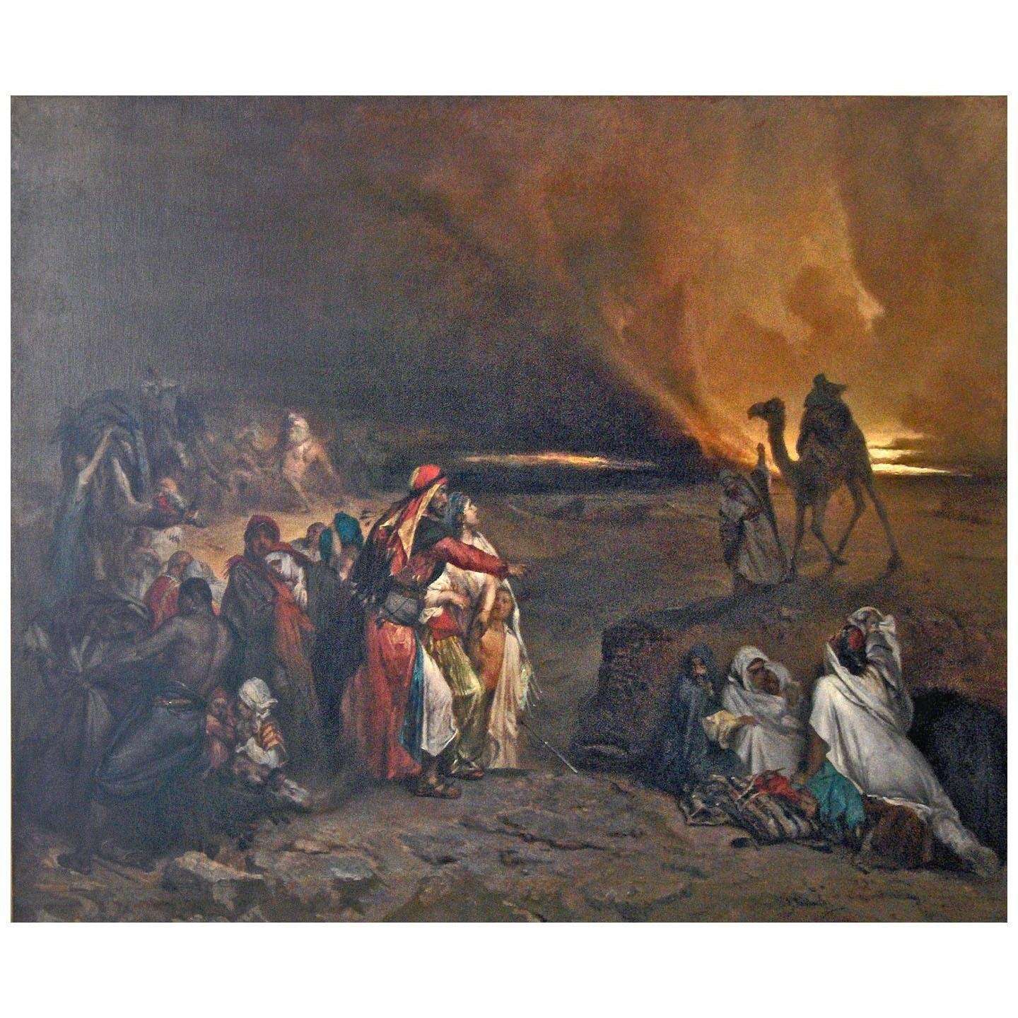 - Jean-Francois Portaels. The Simoon, souvenir of Syria. 1847. KMSKB Brussels